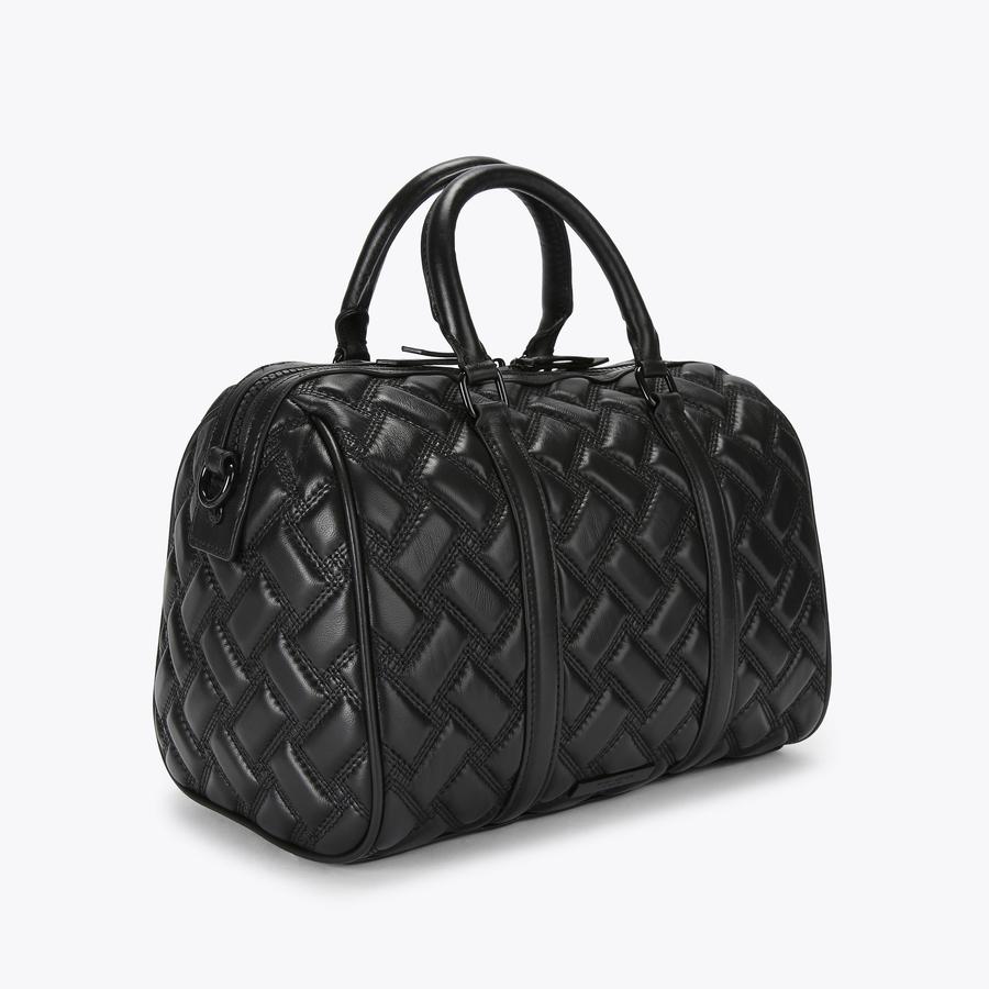 KENSINGTON BOSTON DR Black Bowling Bag by KURT GEIGER LONDON