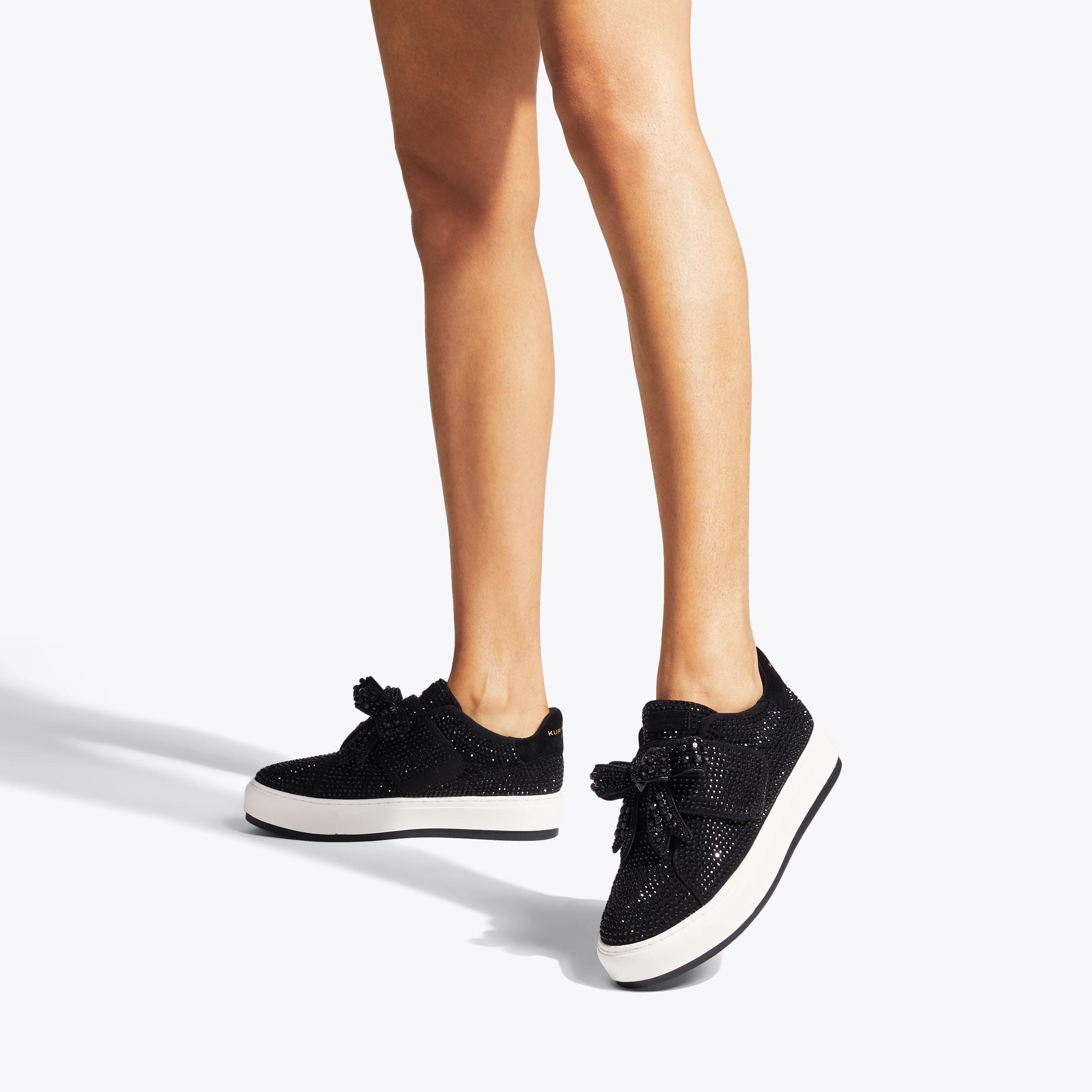 LANEY BOW Crystal Bow Slip On Sneaker by KURT GEIGER LONDON
