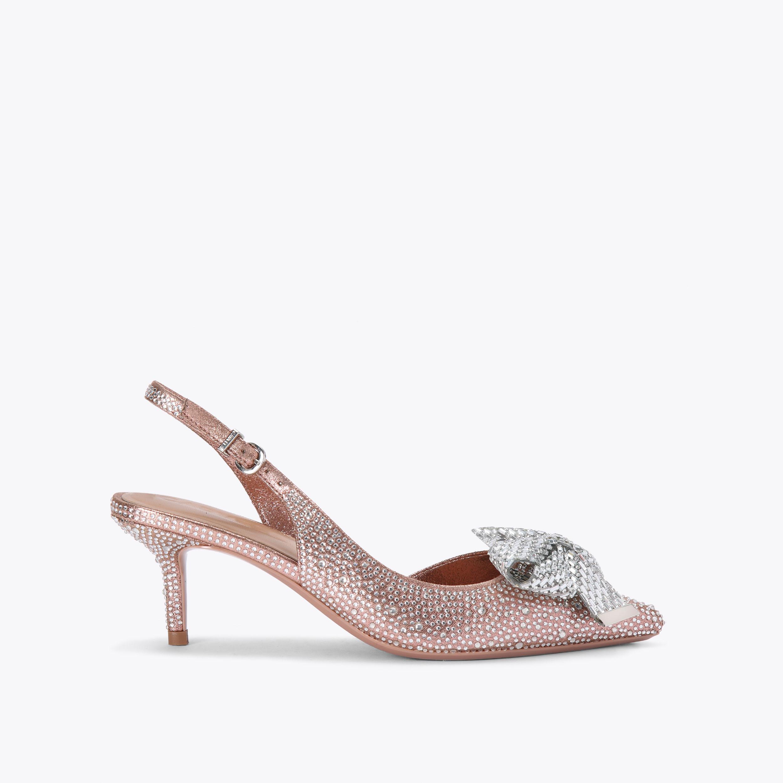 Rose gold outlet slingbacks