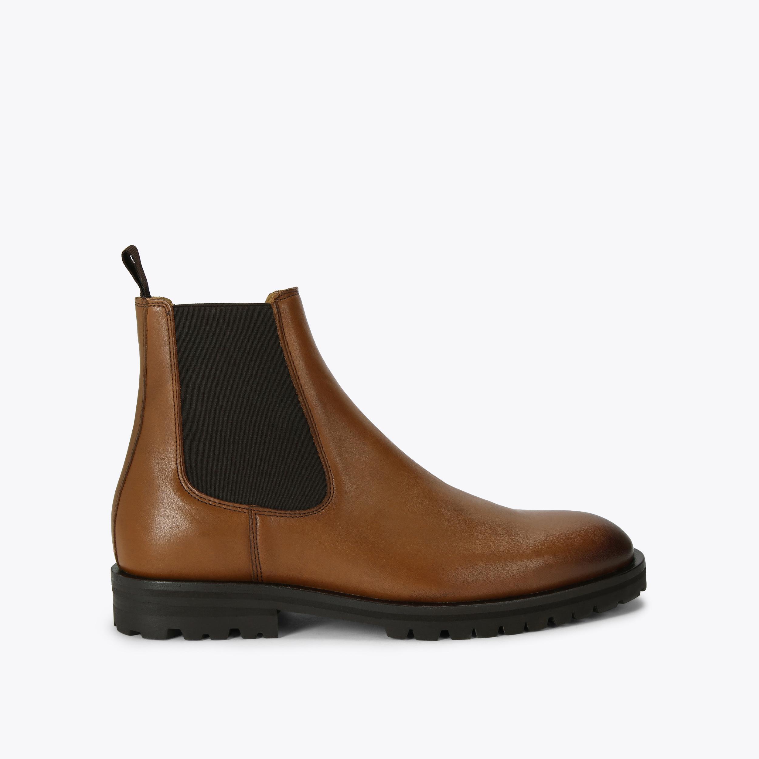 Kurt geiger 2025 tan chelsea boots