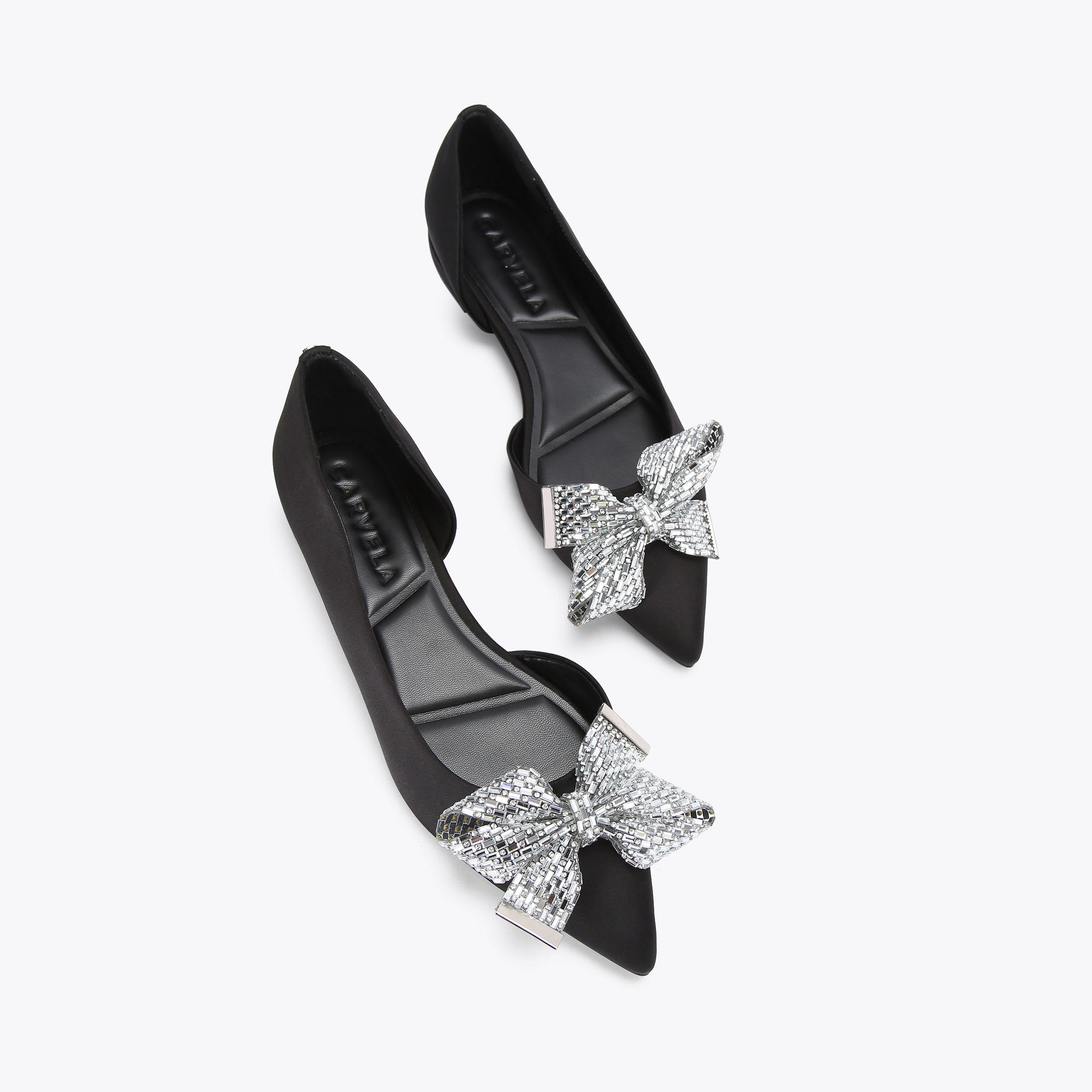 Carvela hot sale black flats