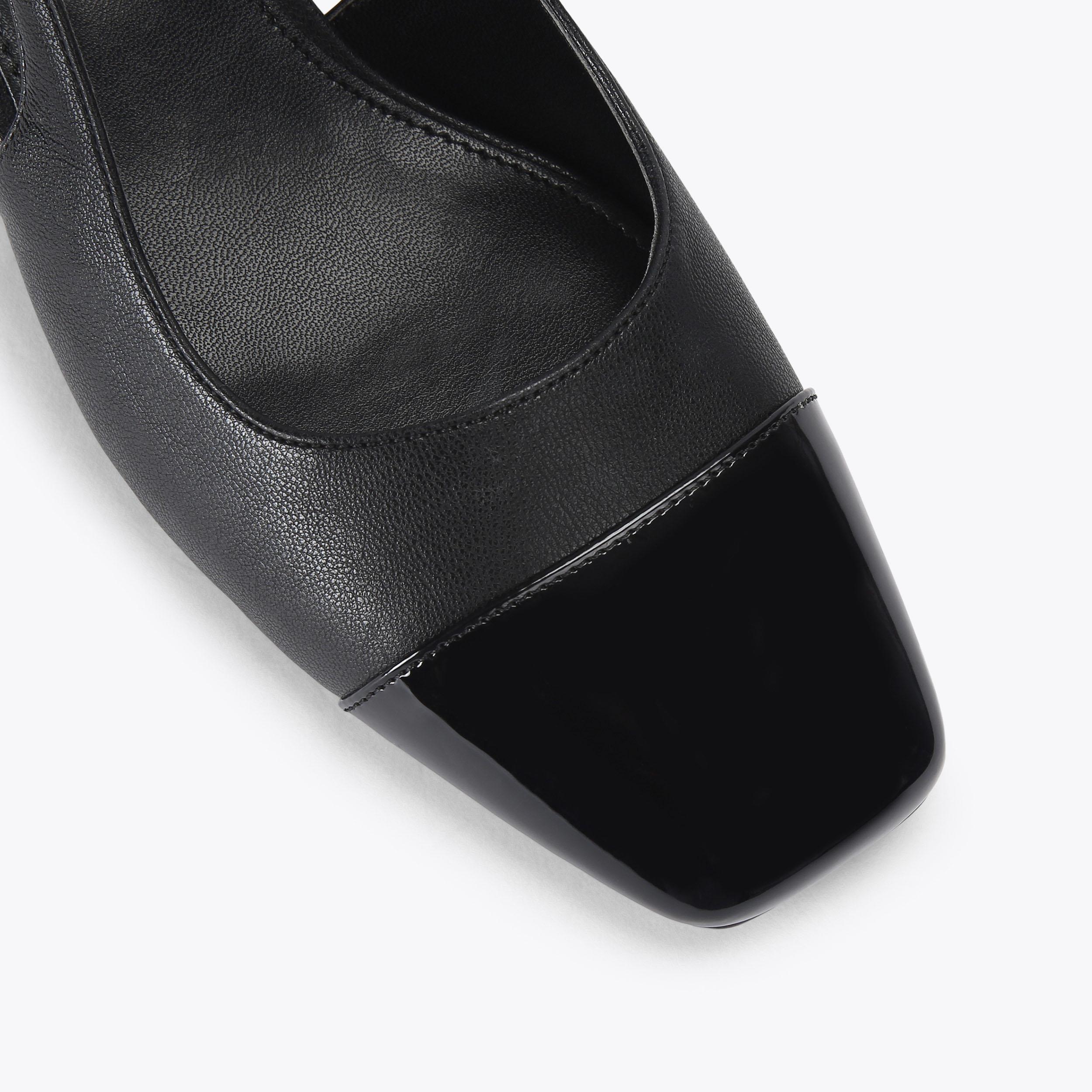 RENE Black Slingback Heel by CARVELA