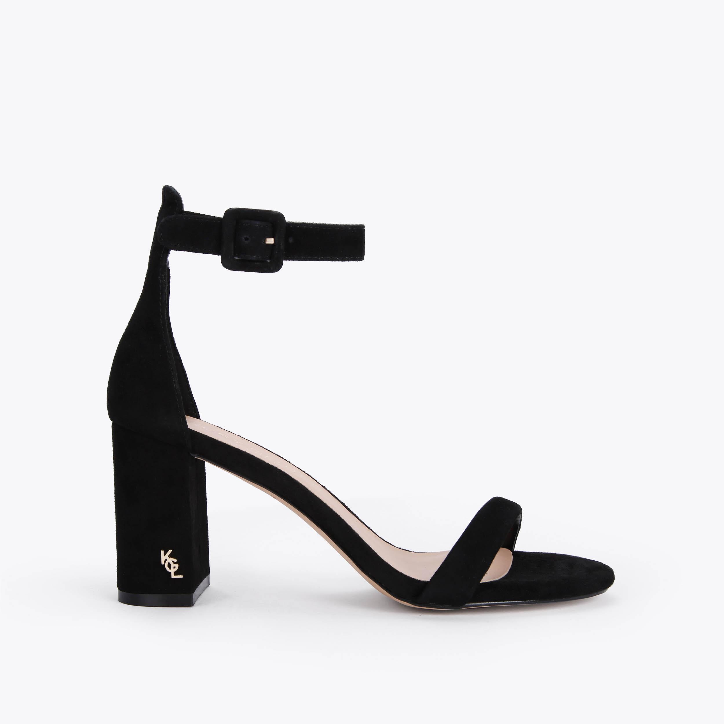 Kurt geiger 2025 black block heels