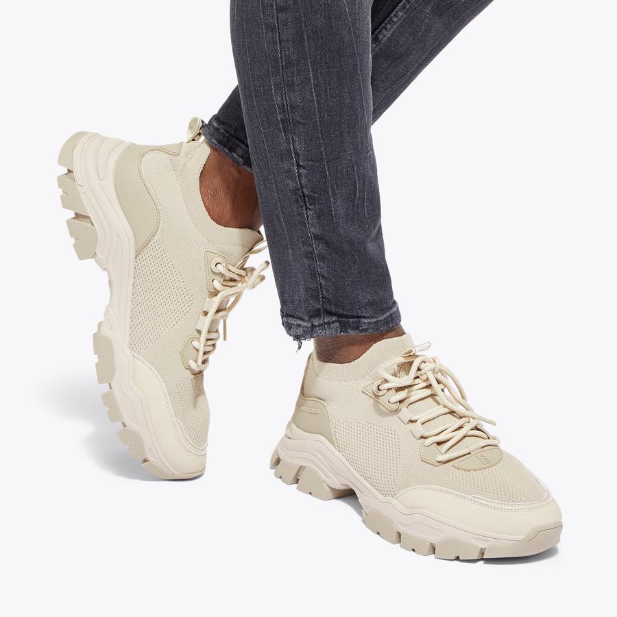 RAPID Bone Knitted Sneaker by KG KURT GEIGER