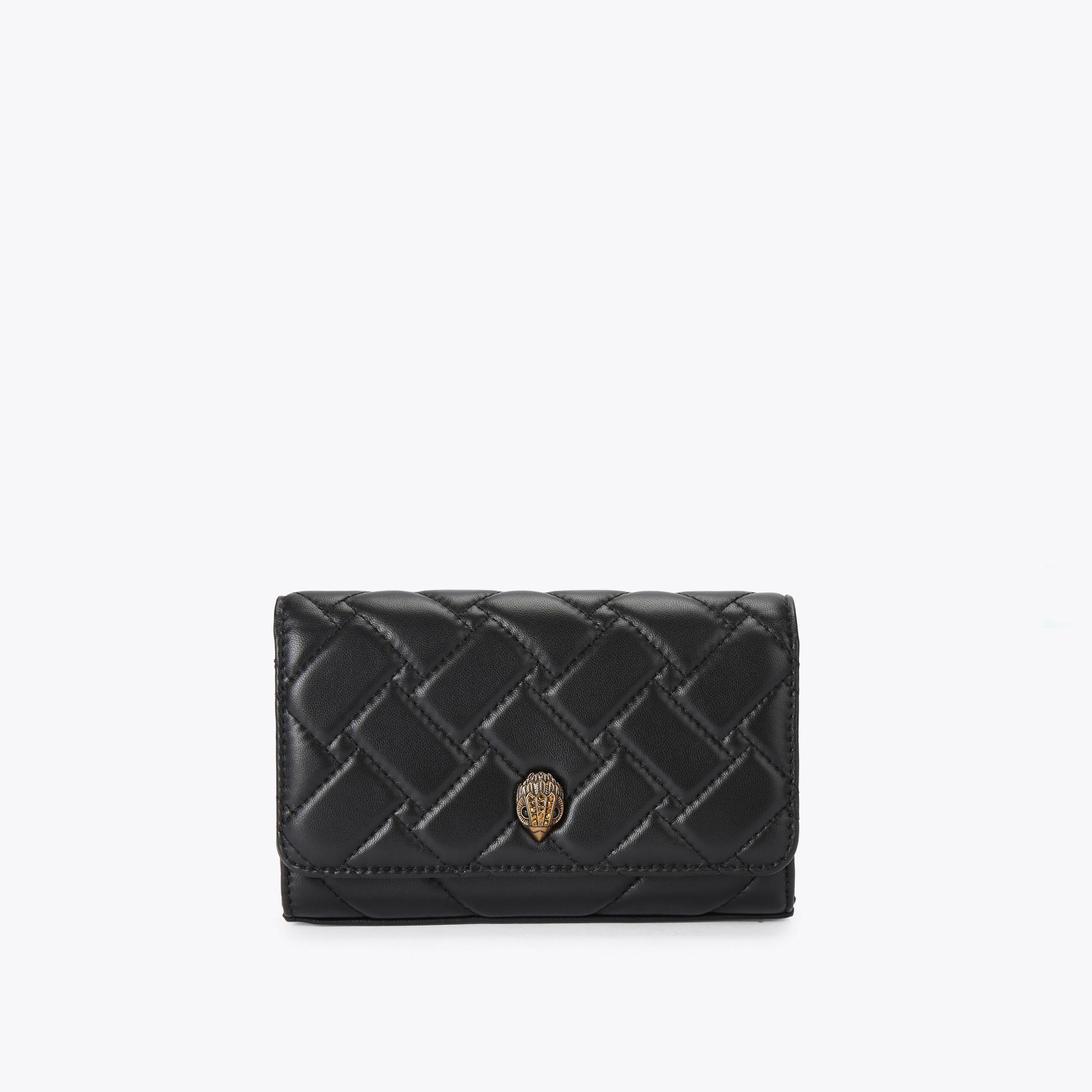 EXTRA MINI KENSINGTON Black Leather Bag by KURT GEIGER LONDON