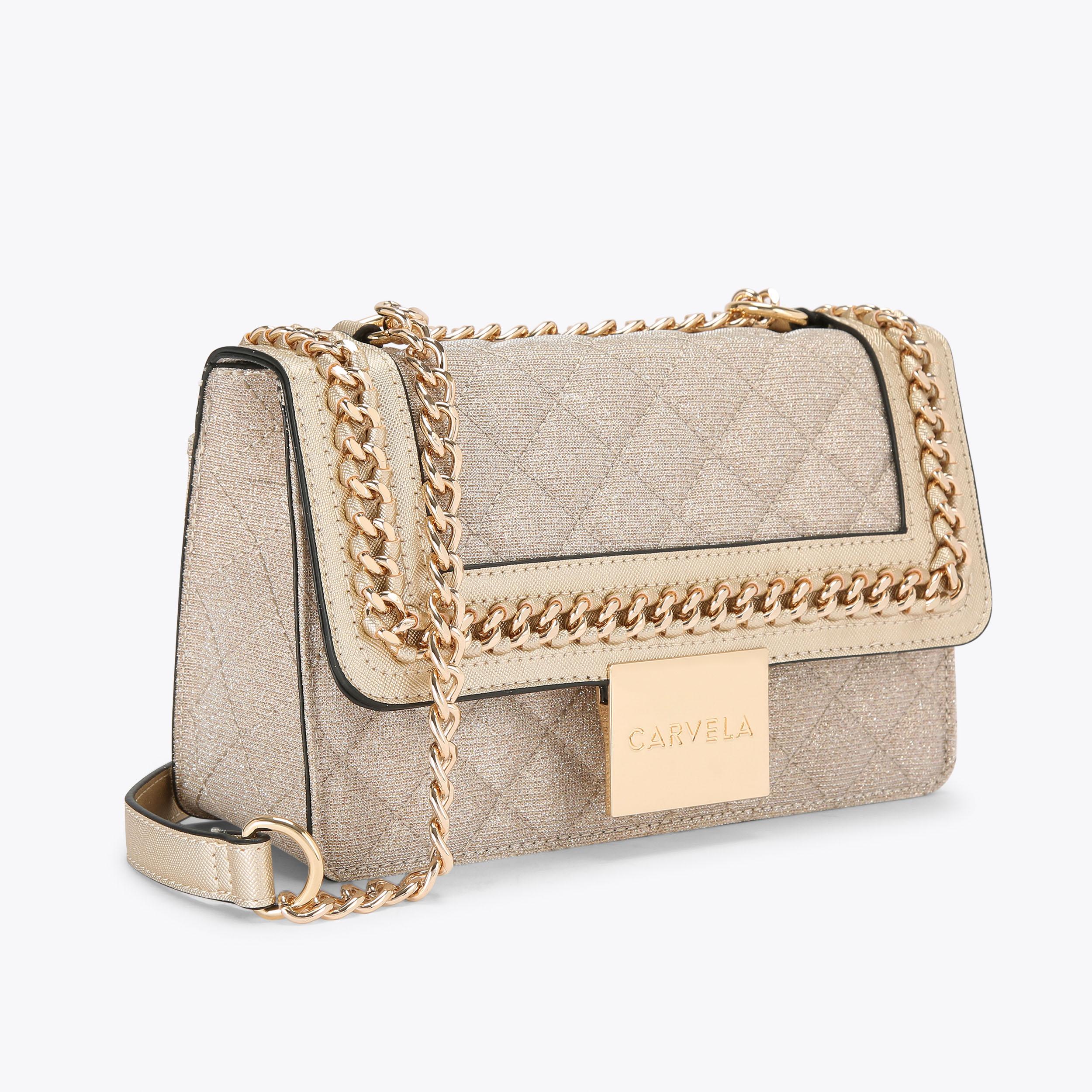 Carvela bailey quilted chain shoulder bag sale