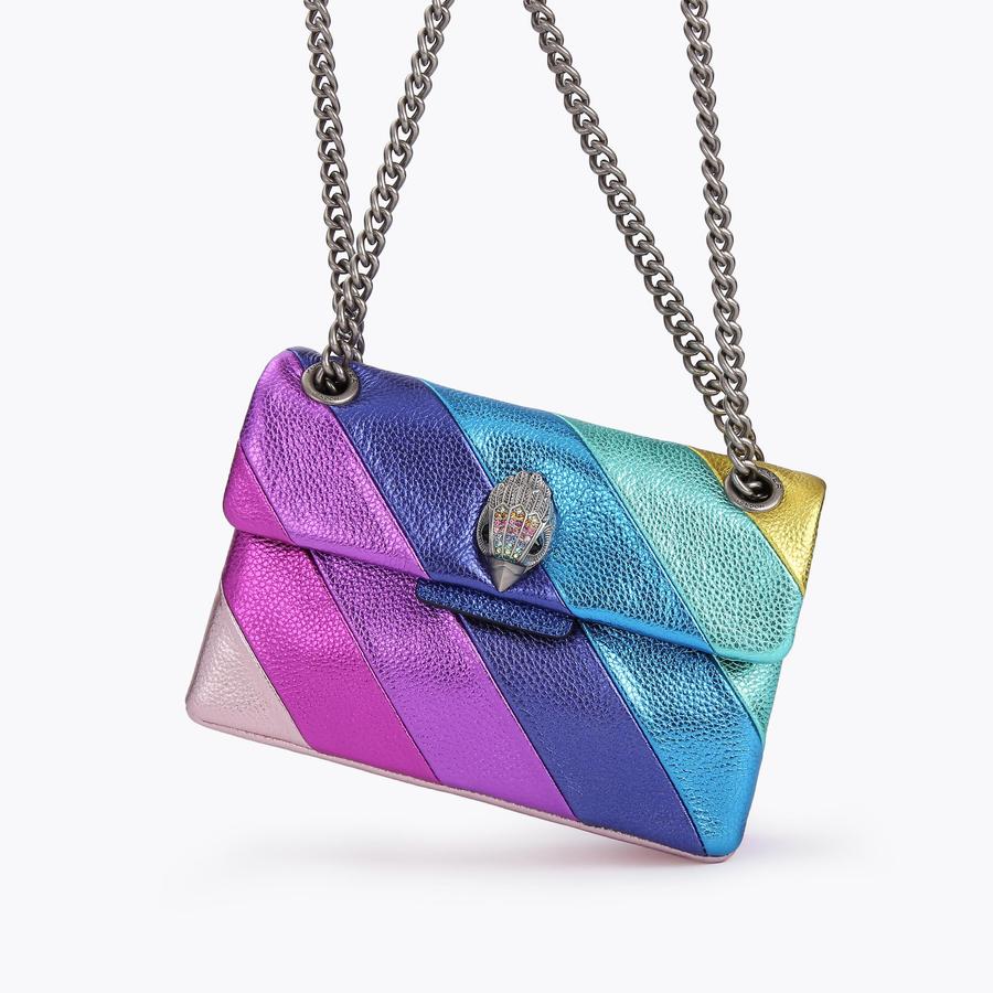 MINI KENSINGTON S BAG Rainbow Mini Leather Kensington Bag by KURT GEIGER LONDON