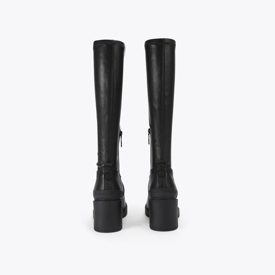 Black knee high boots kurt geiger outlet