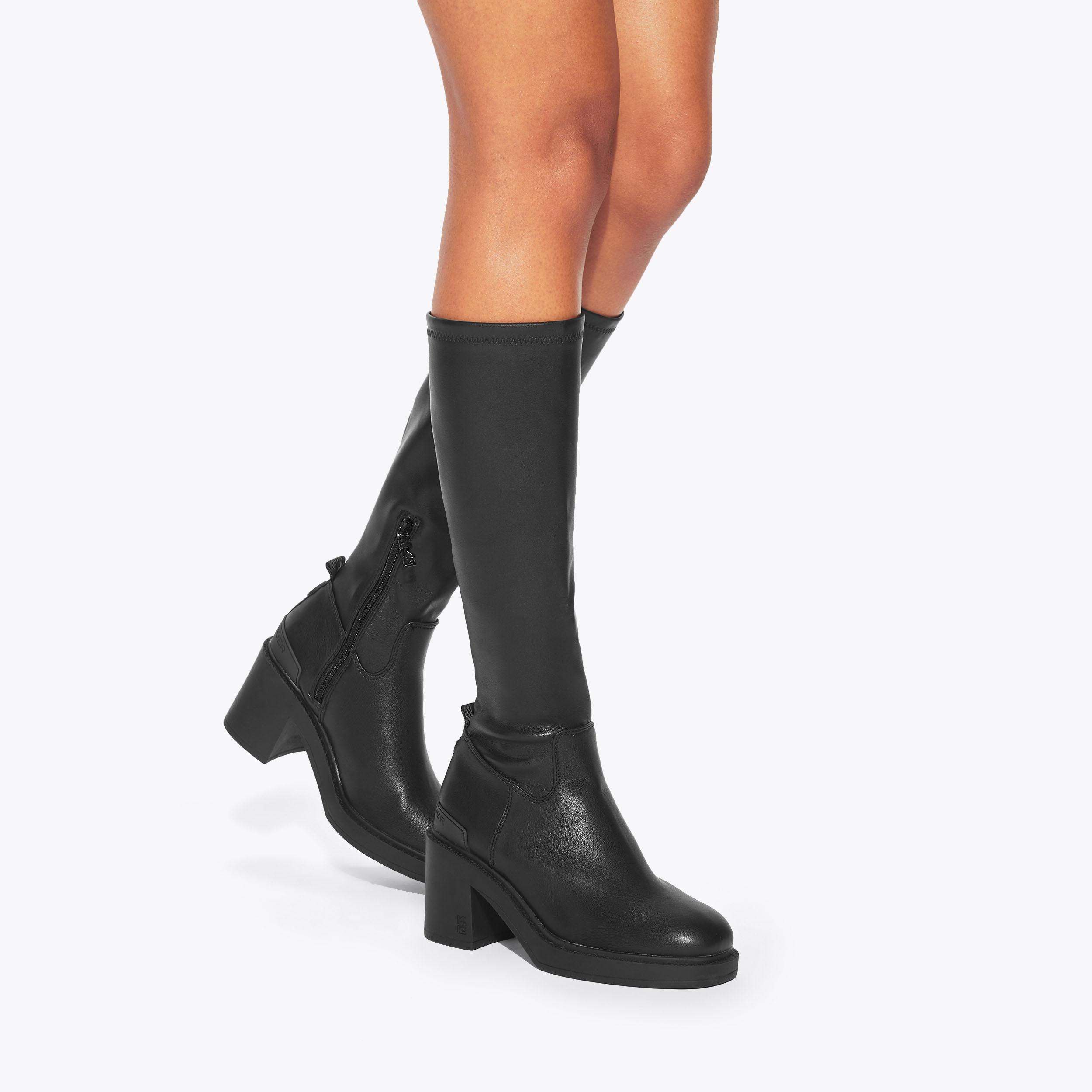 Knee High Boots Leather Suede Women s Boots Over The Knee