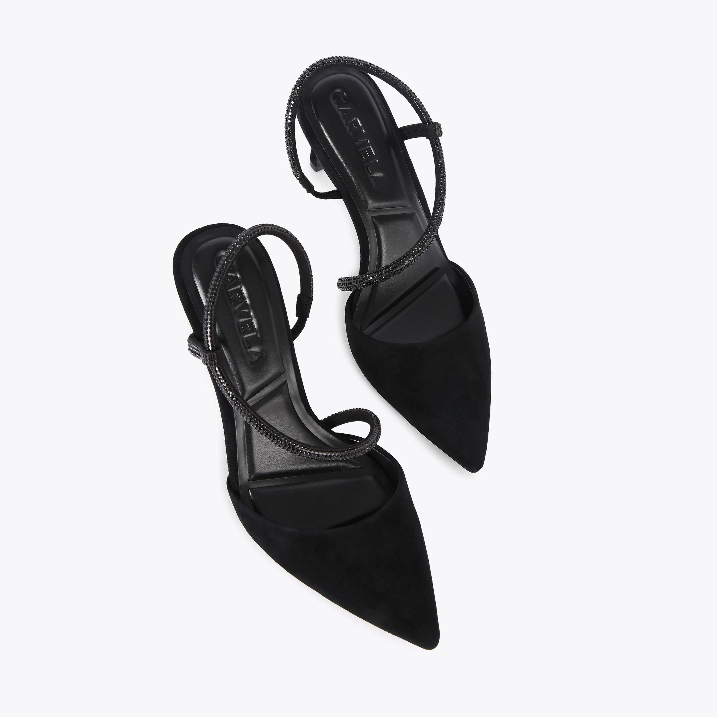 Carvela black outlet heels