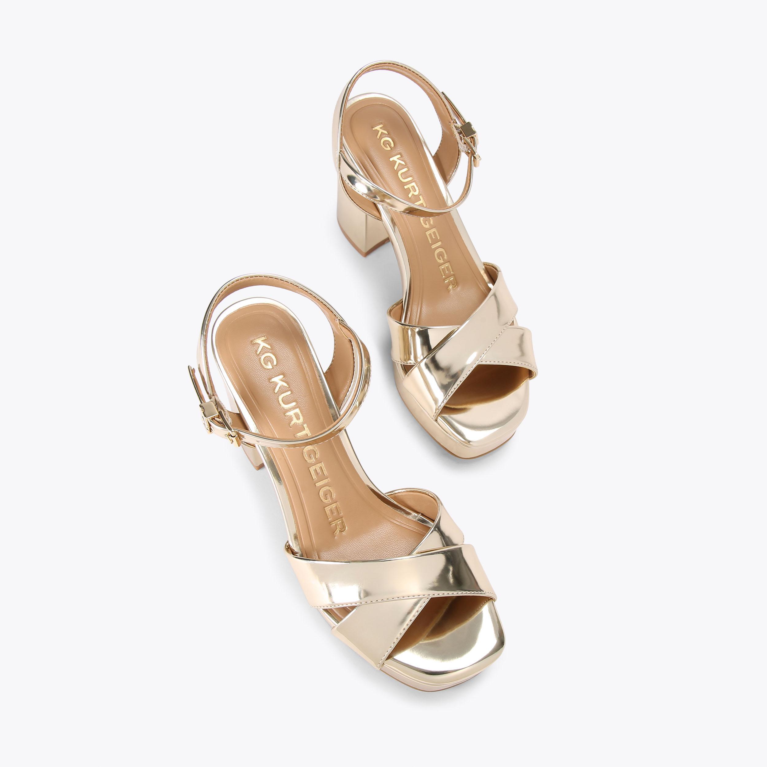 Kurt geiger hot sale rose gold sandals