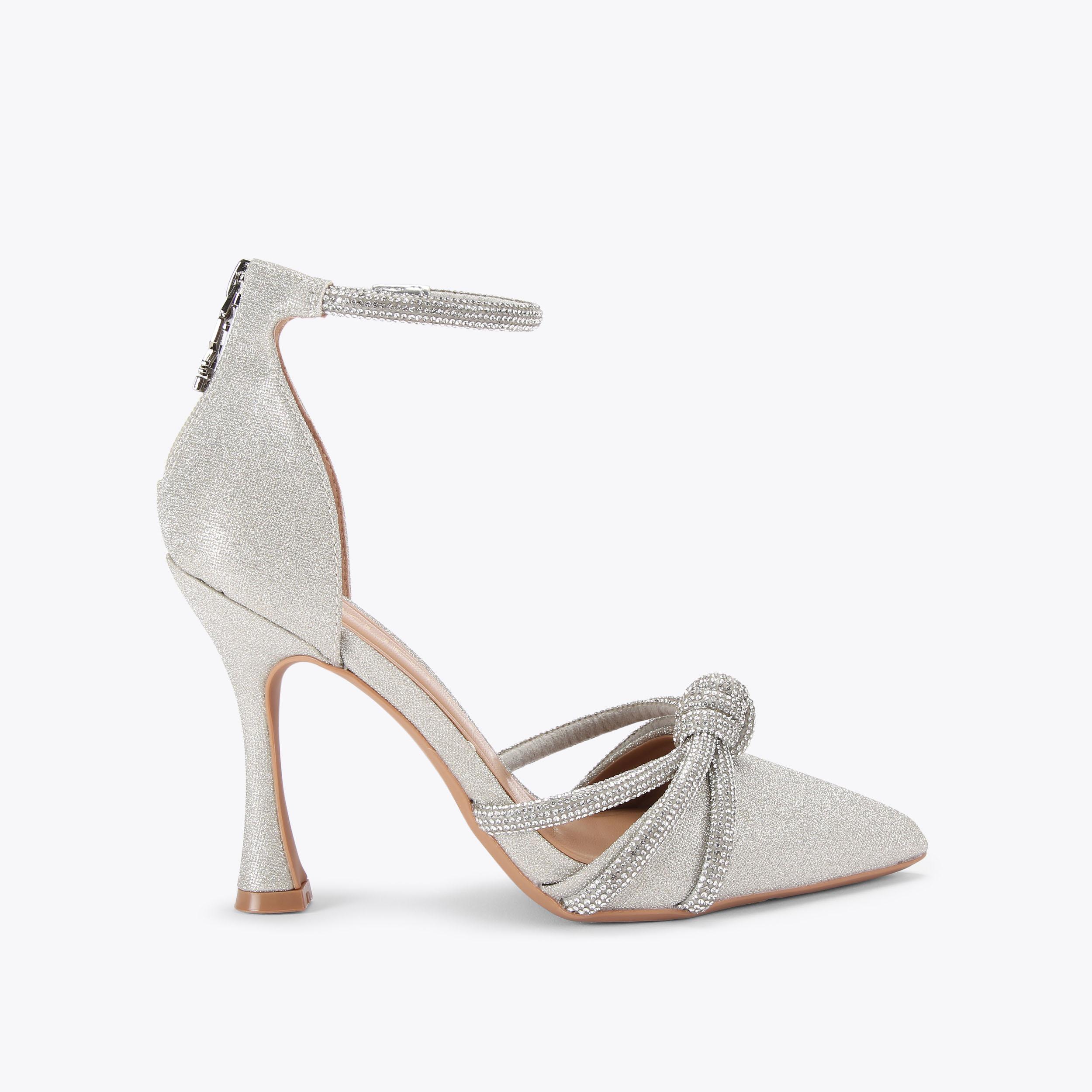 Kurt geiger store silver shoes