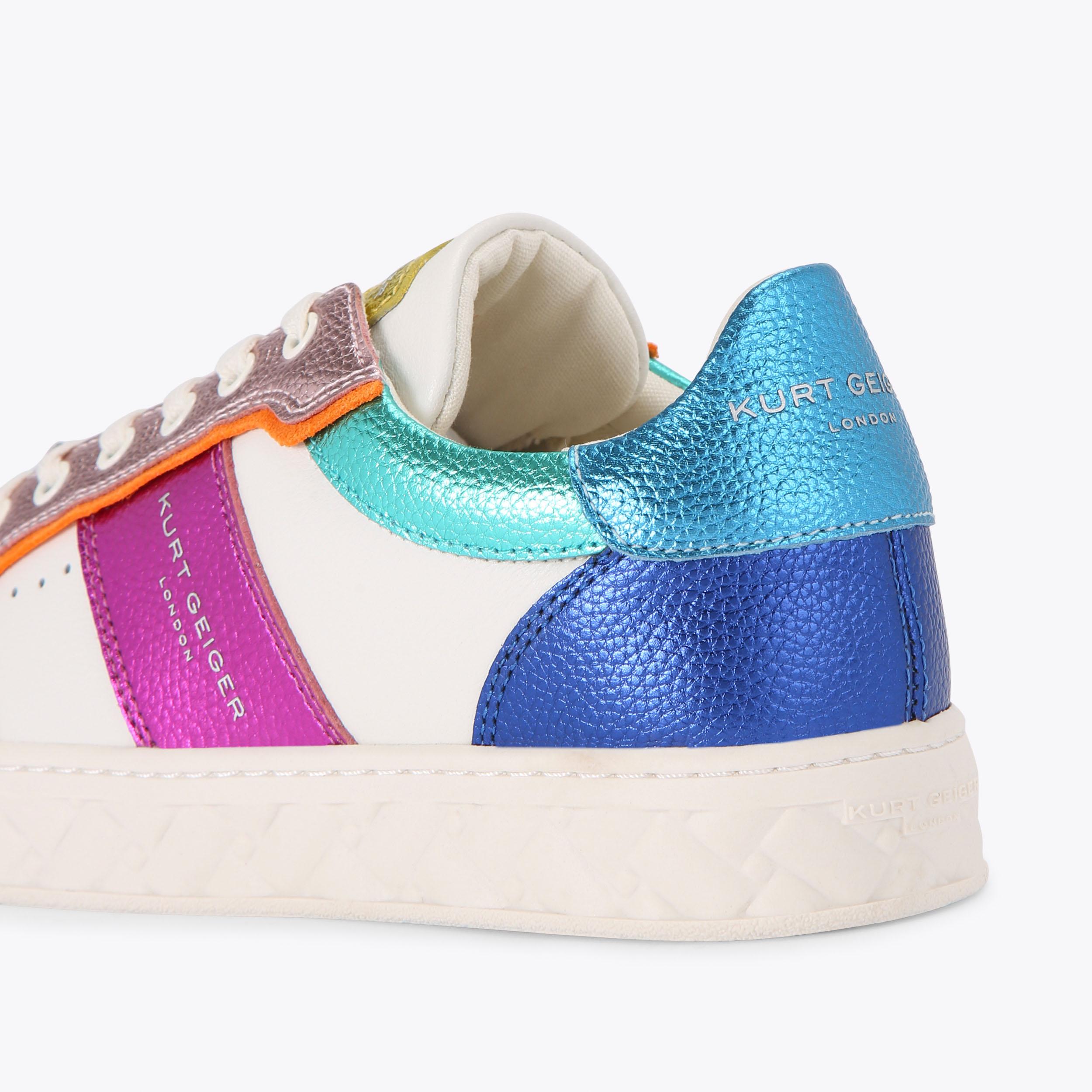 KENSINGTON SLIM CUPSOLE Rainbow Capsule Sneaker by KURT GEIGER LONDON