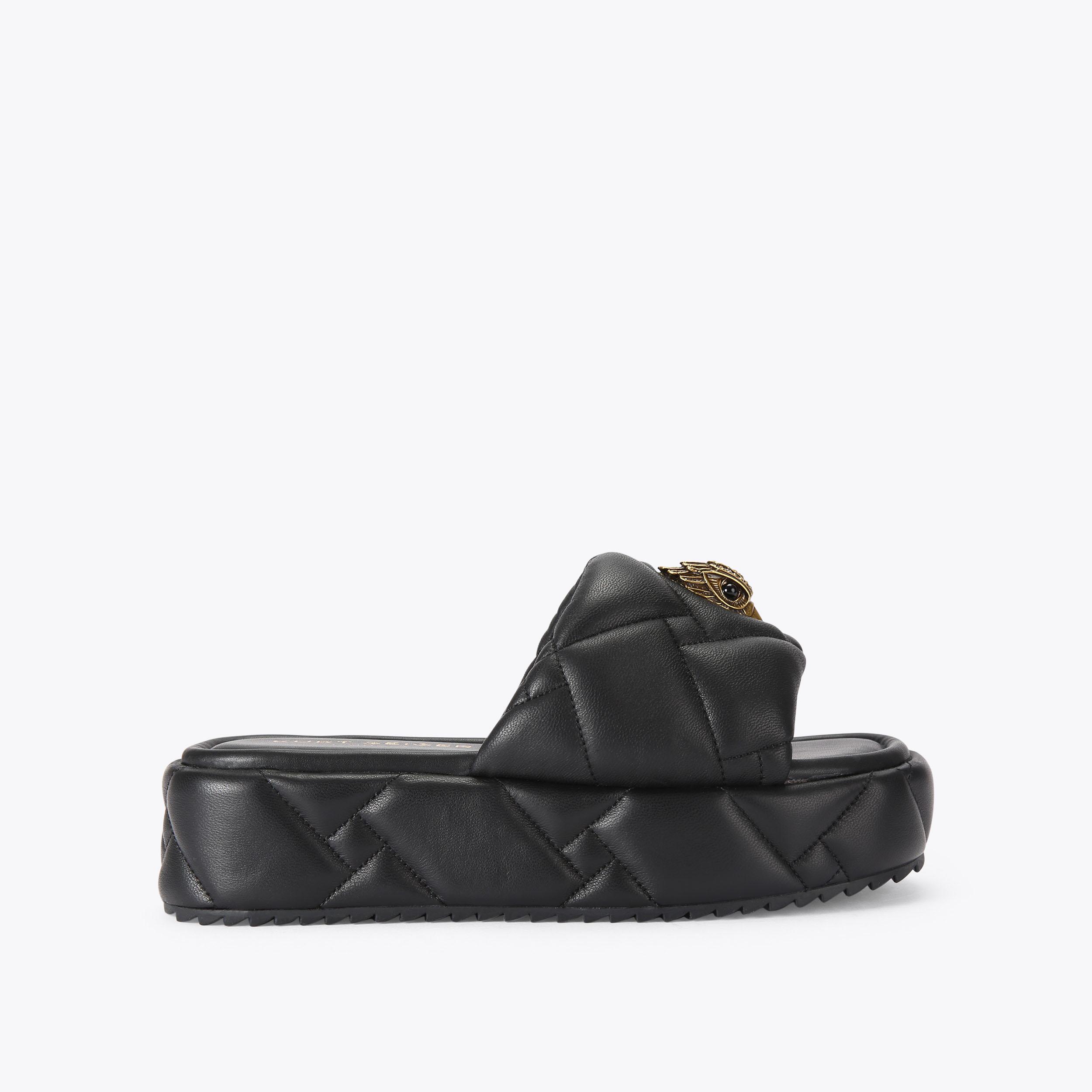 Kensington Puff Sandal - black