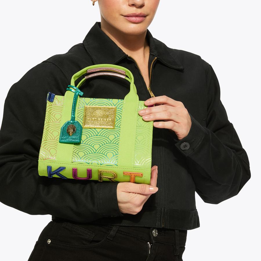 XS SOUTHBANK TOTE Lime Tote Bag by KURT GEIGER LONDON