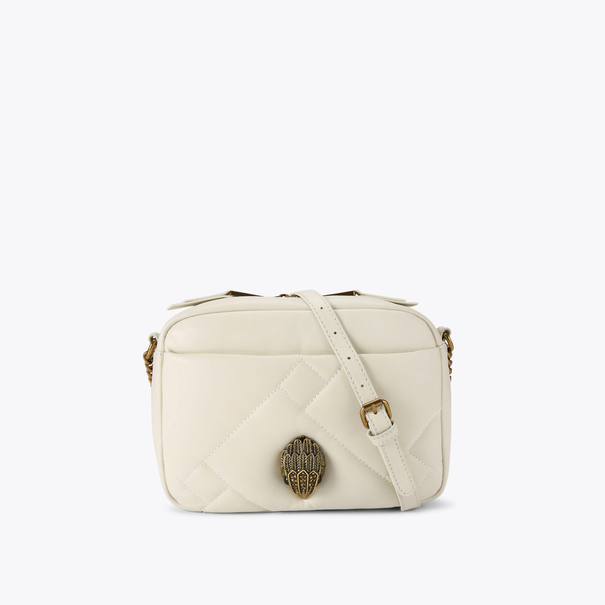 kurt geiger cream bird logo cross body bag