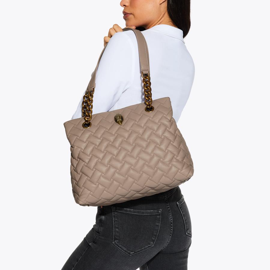 KENSINGTON TOTE Mushroom Tote Bag by KURT GEIGER LONDON