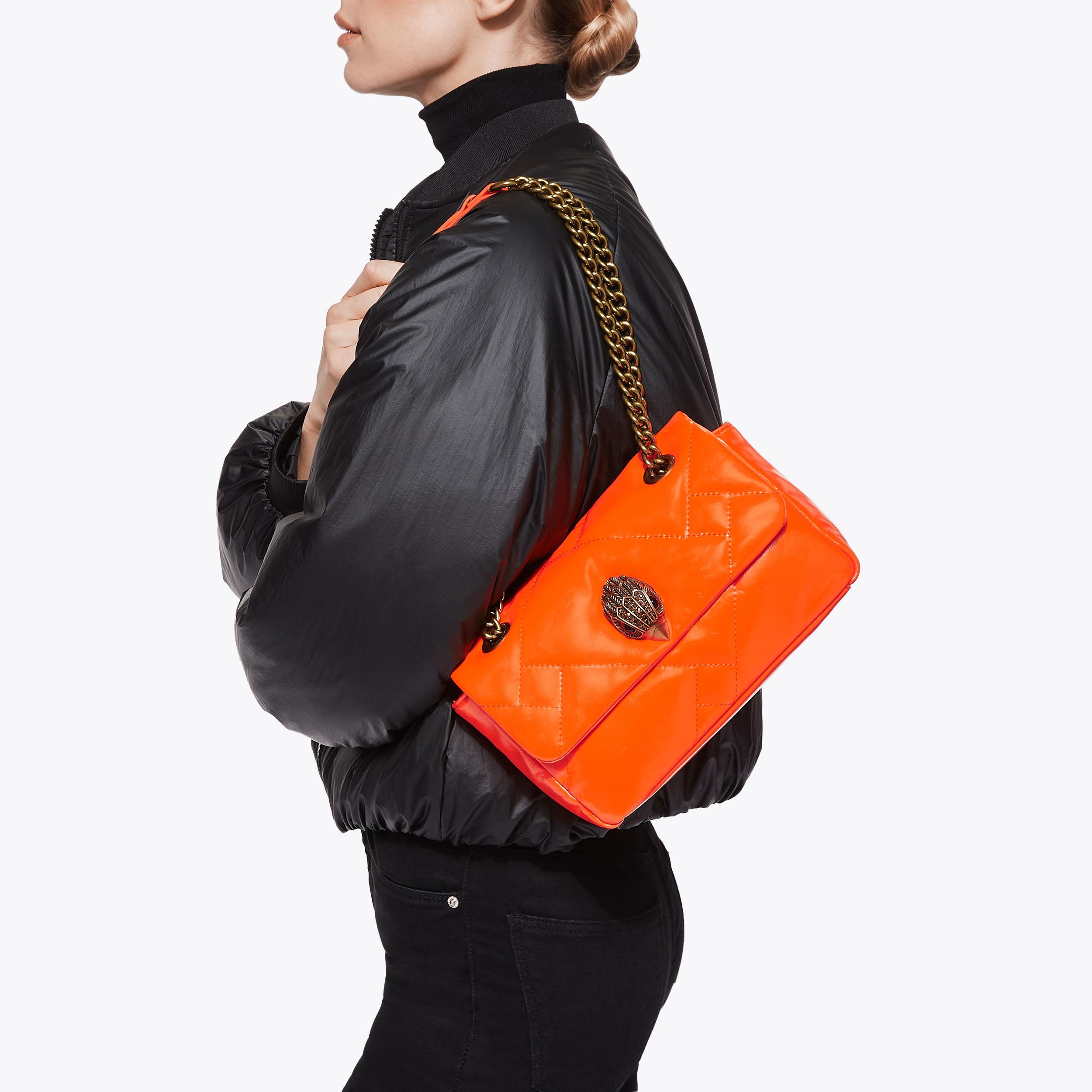 国内未入荷 Minga London - SWEET TRINKETS SHOULDER BAG Black Vegan Shoulder Bag with Studded Cross, Spiked Chains