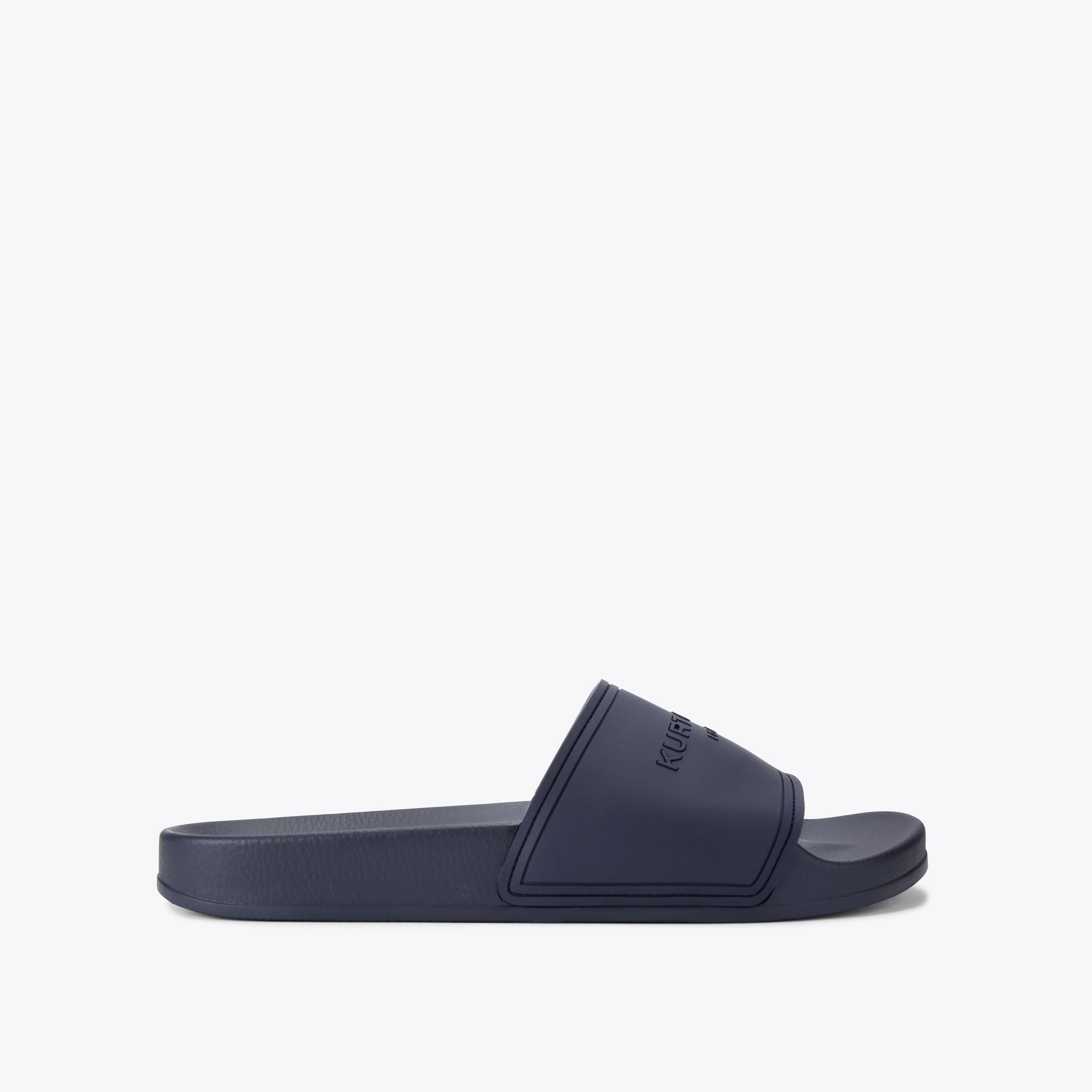 KGL POOL SLIDER MENS BLACK SLIDERS by KURT GEIGER LONDON