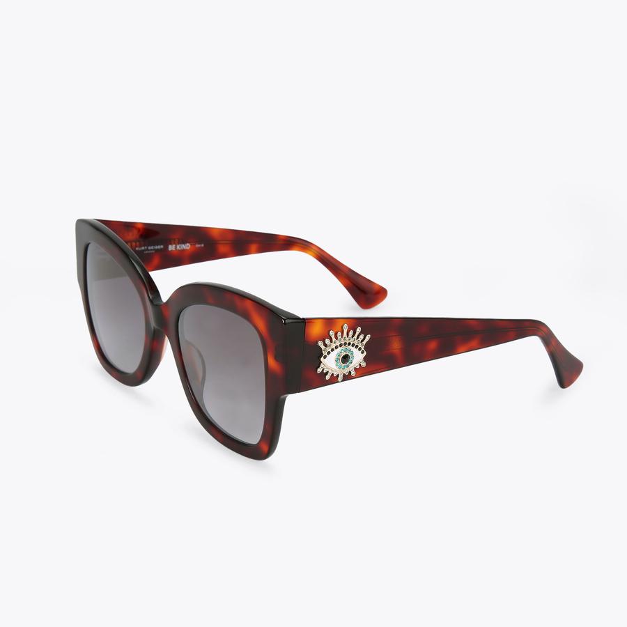 Polarized Eagle Motif Square Butterfly Sunglasses Polarized Eagle Motif Square Butterfly Sunglasses main image 3
