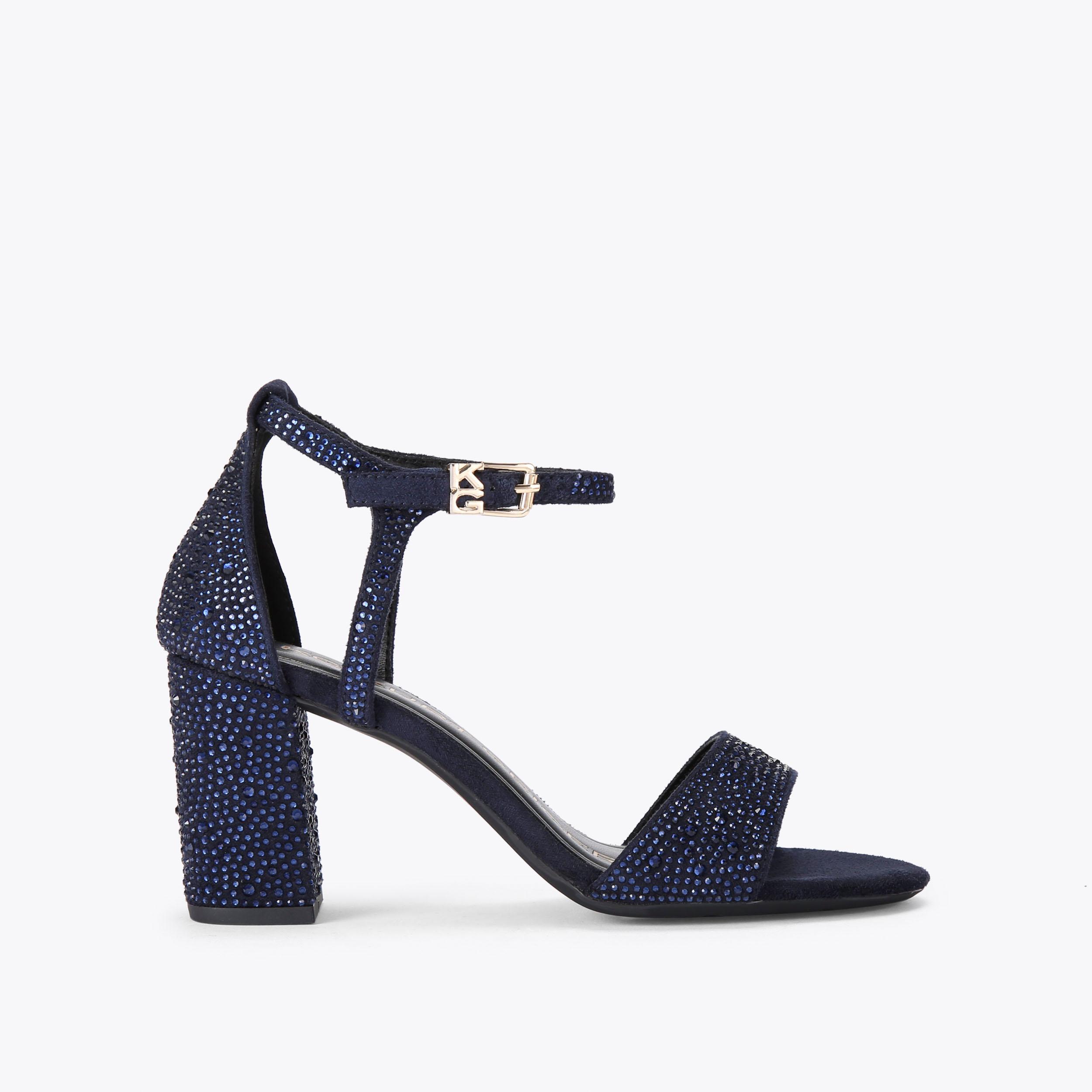 Kurt geiger london kalil navy sandals new arrivals