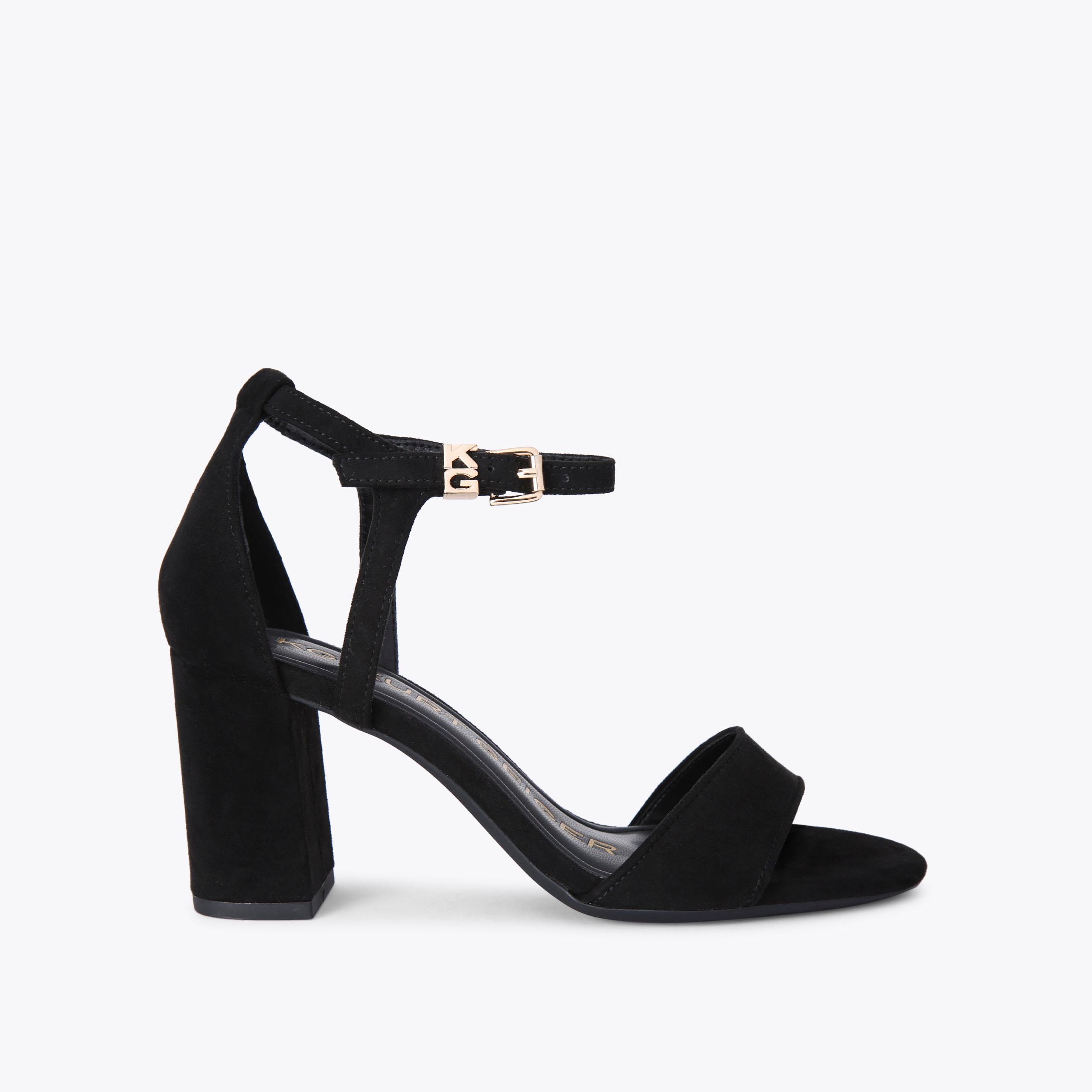 FARYN 2 Suedette Block Heel by KG KURT GEIGER