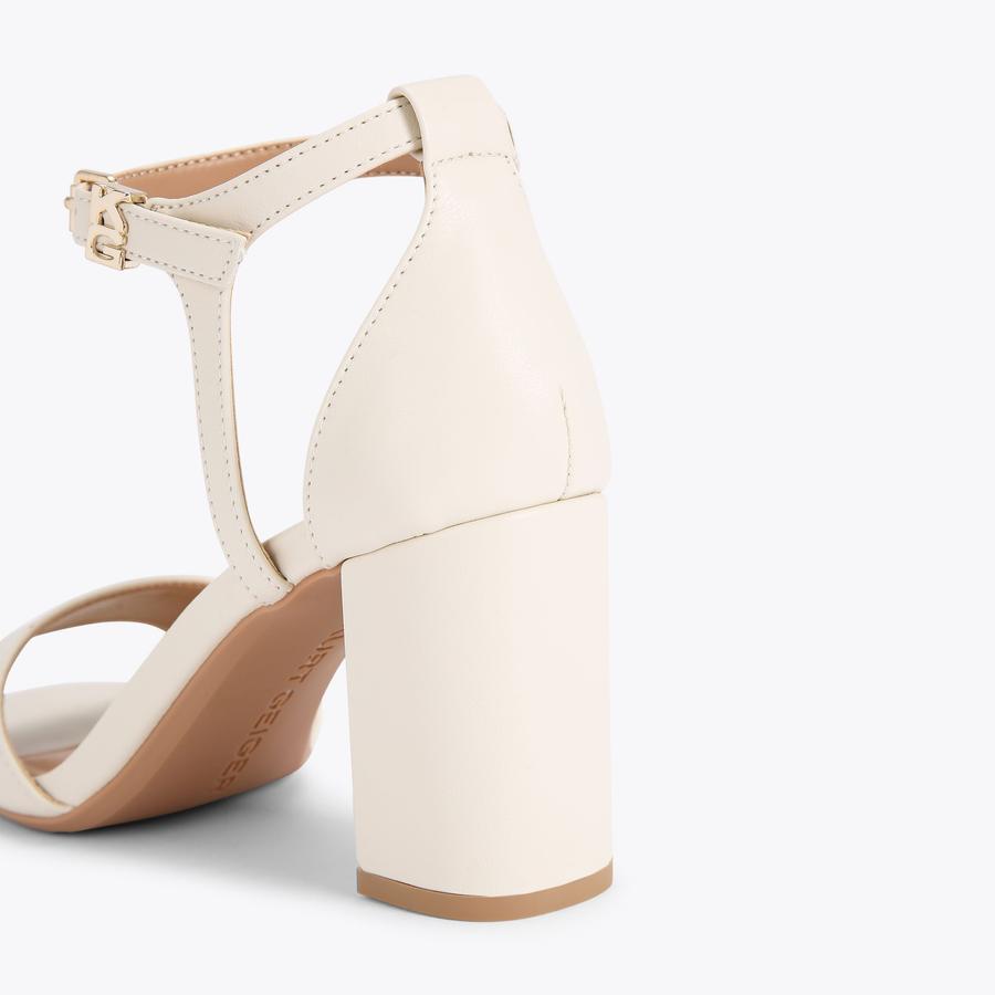 FARYN 2 Bone Block Heel by KG KURT GEIGER