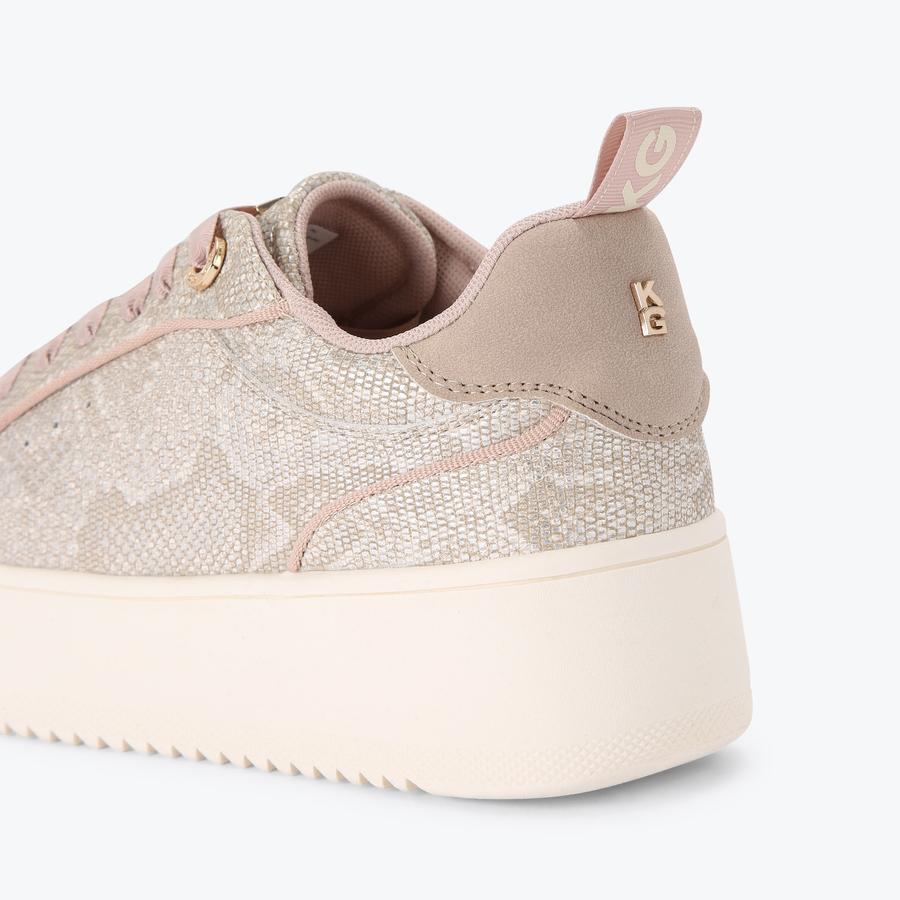 LIGHTER LACE UP 2 Snake Print Sneaker by KG KURT GEIGER LIGHTER LACE UP 2 Snake Print Sneaker by KG KURT GEIGER