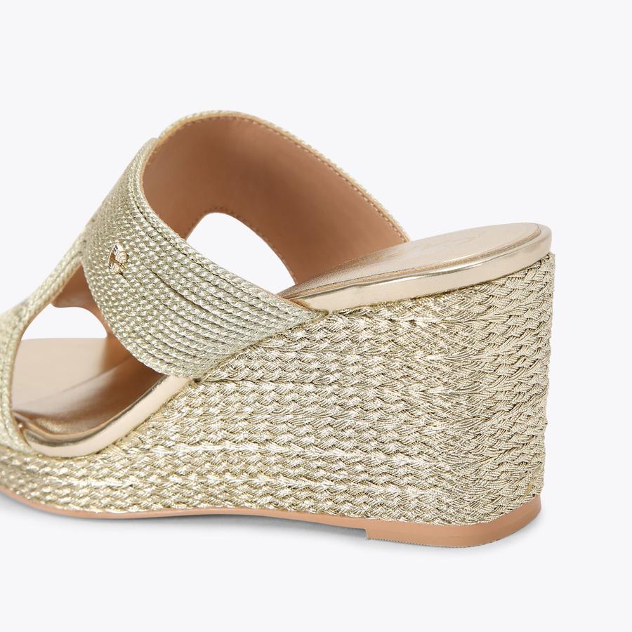 Ladies wedge mules clearance
