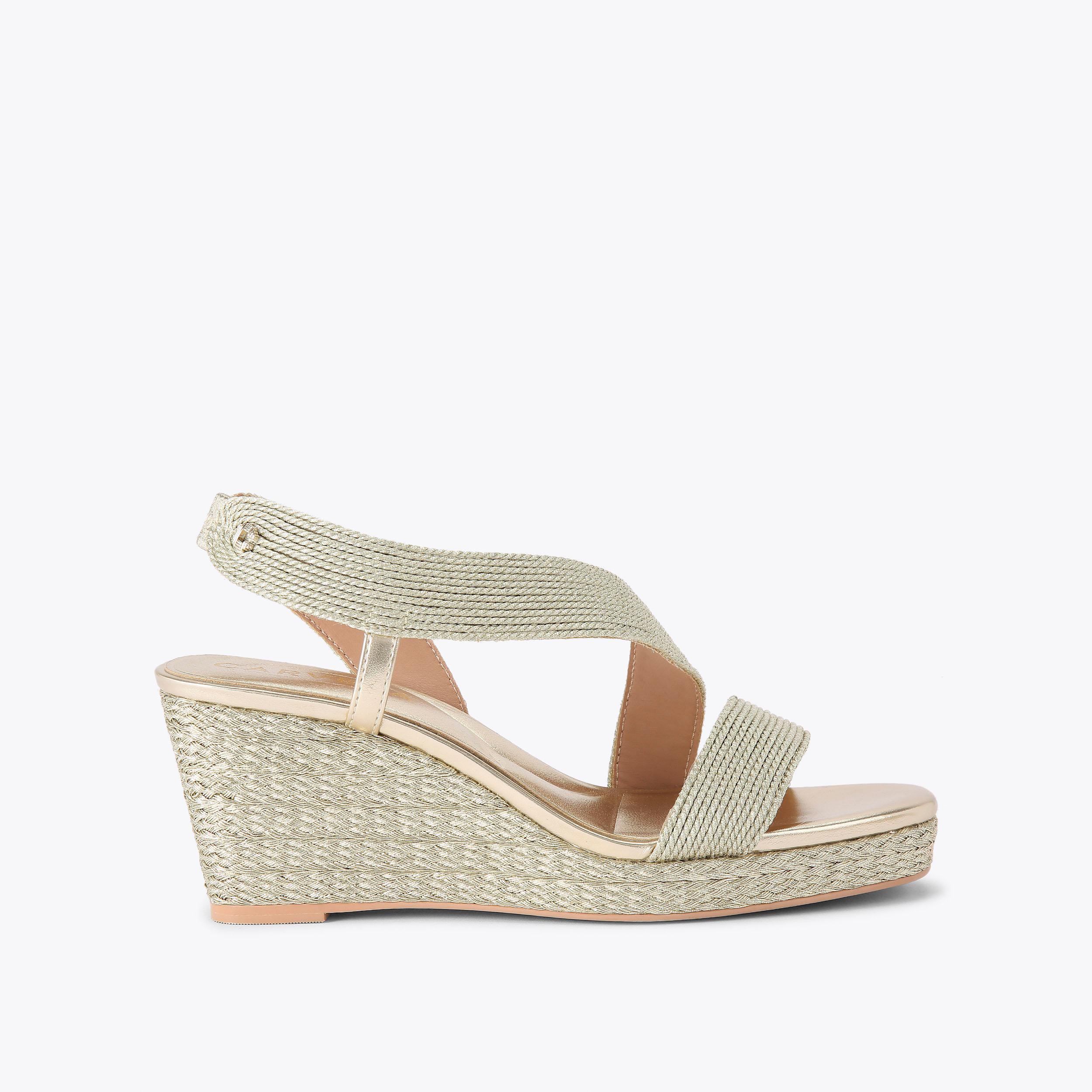 GALA WEDGE 70 White wedge by CARVELA