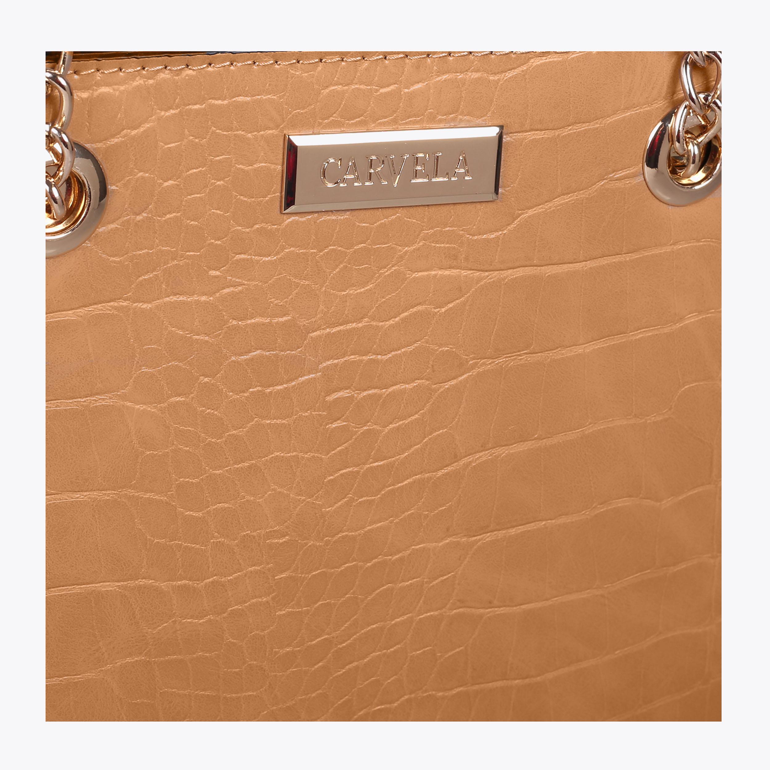 DEEDEE Camel Tote Bag by CARVELA