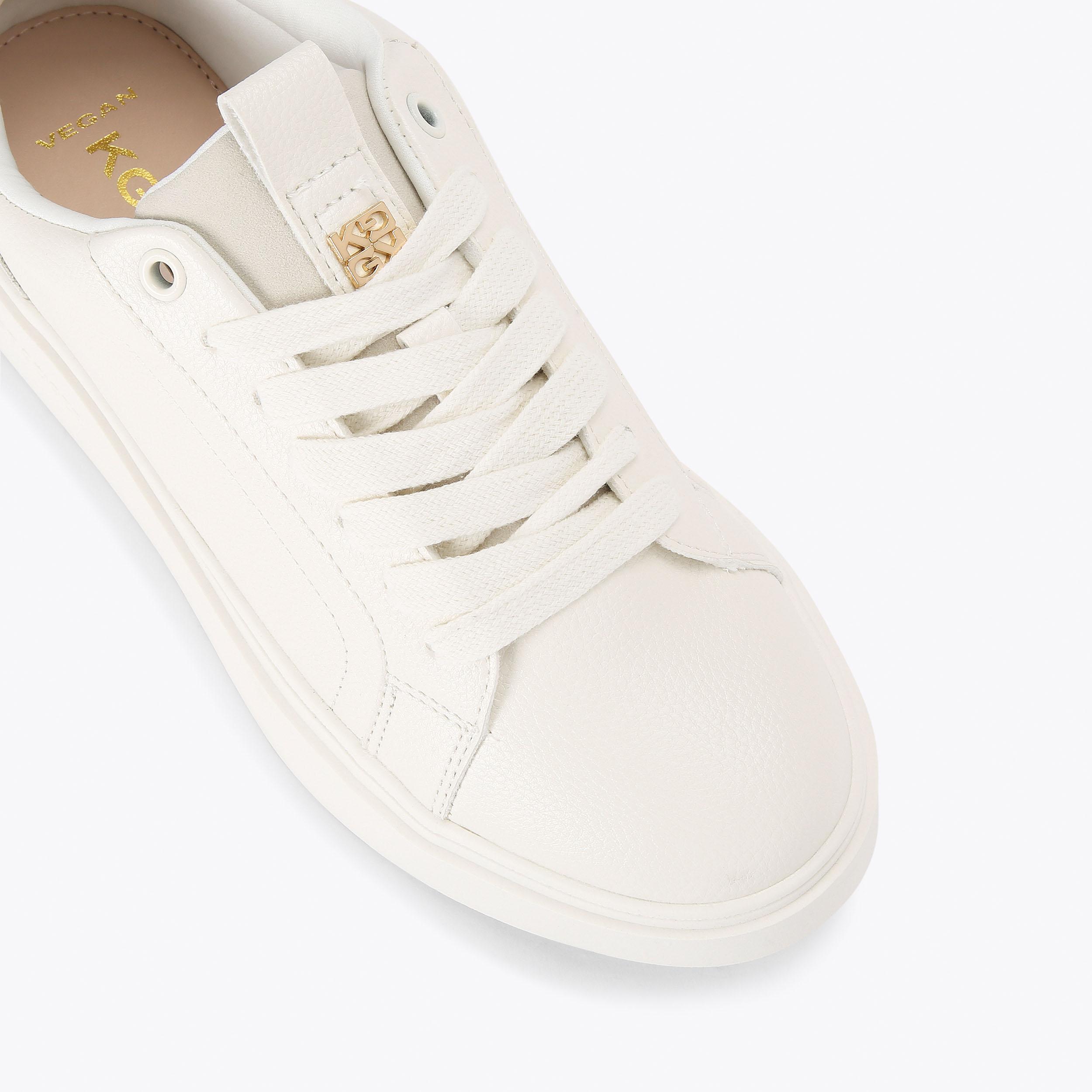 【関税込み】New Lucky 9 Sneakers in White Leather AMI Alexandre Mattiussi Lucky 9 Sneakers, $576 | farfetch