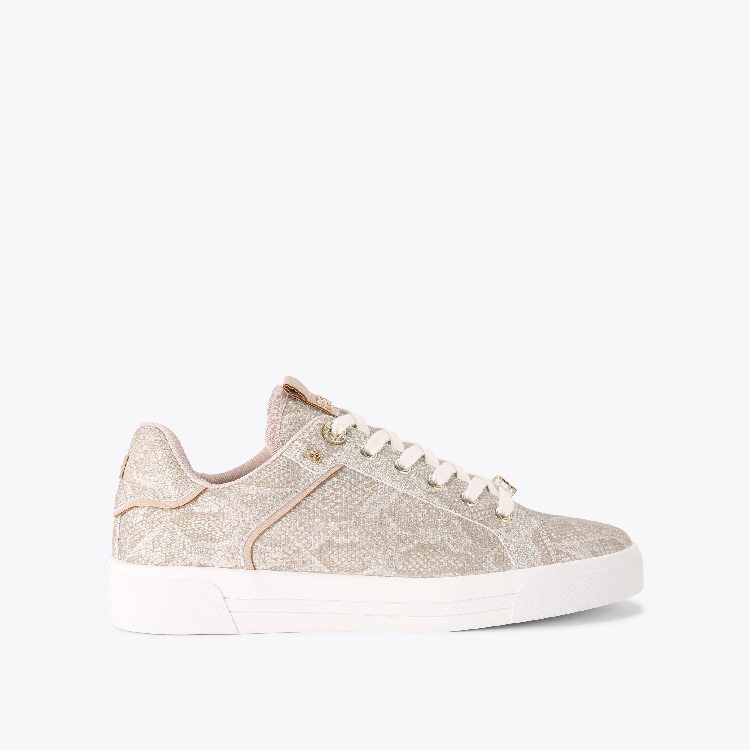 carvela by kurt geiger LILLIAN Snake Print Trainer by KG KURT GEIGER
