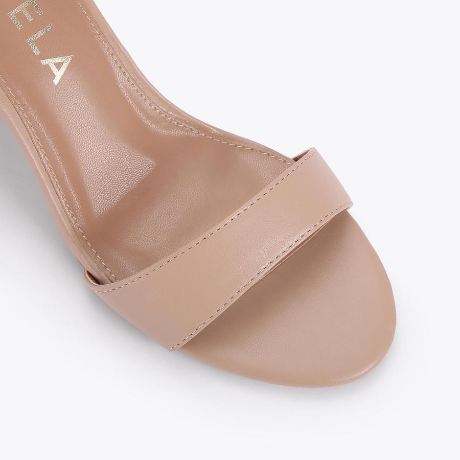 KIKI Nude Ankle Strap Heel by CARVELA