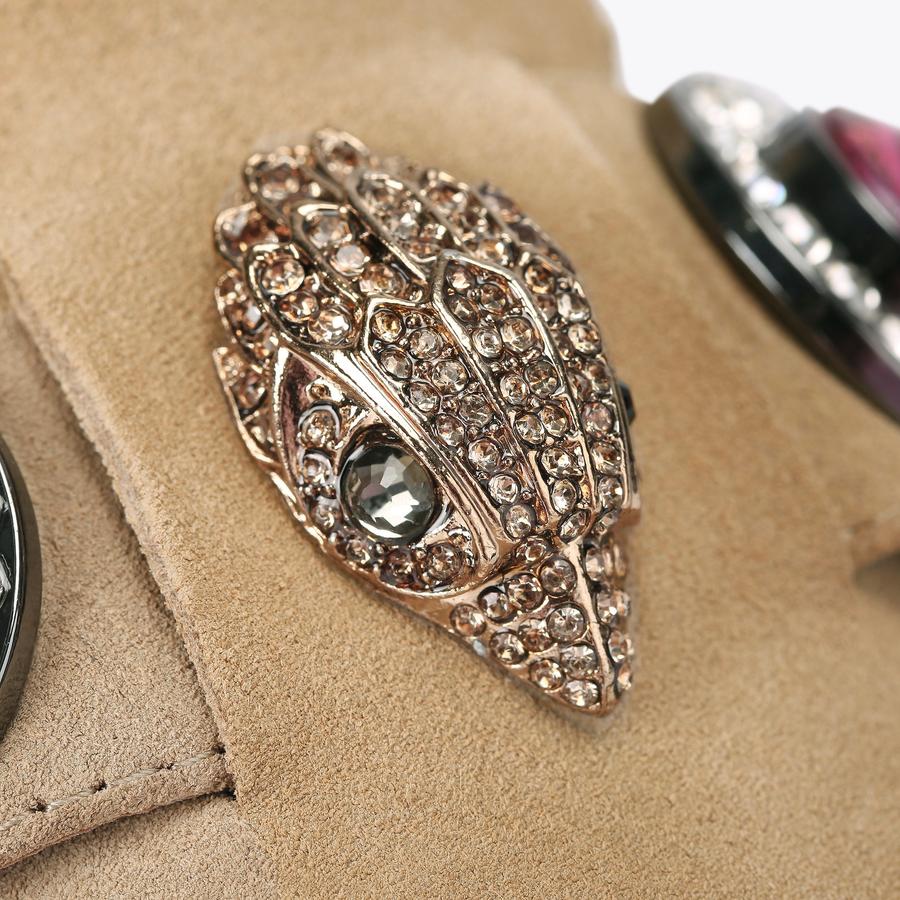 OCTAVIA CASUAL SLING MULE Beige Suede Sandals by KURT GEIGER LONDON