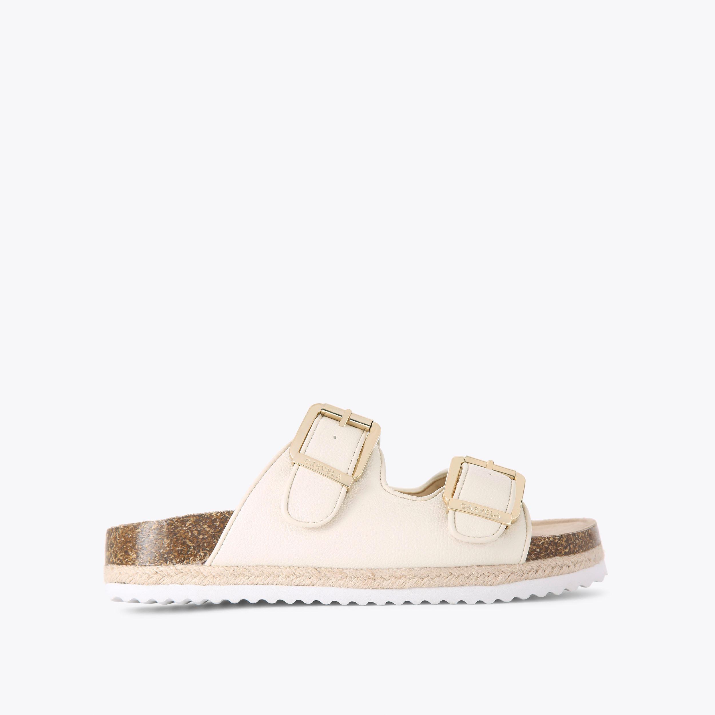 carvela by kurt geiger PARADISE Bone Slip On Sandal by CARVELA