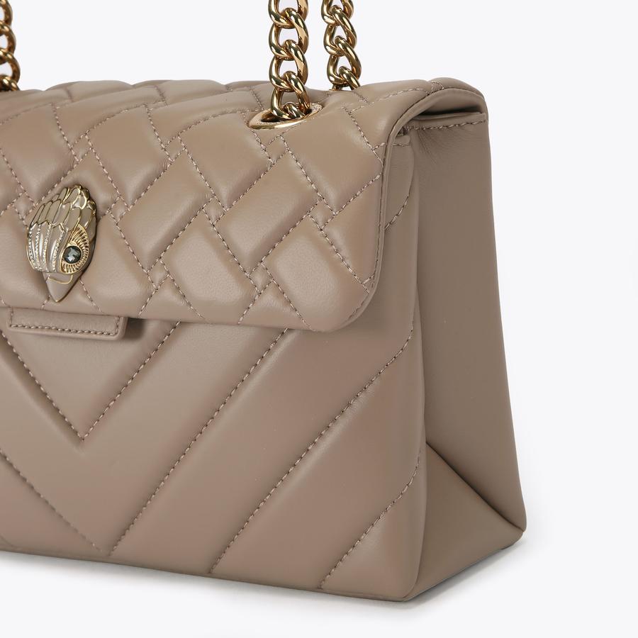 KENSINGTON BAG E Mushroom Shoulder Bag by KURT GEIGER LONDON 