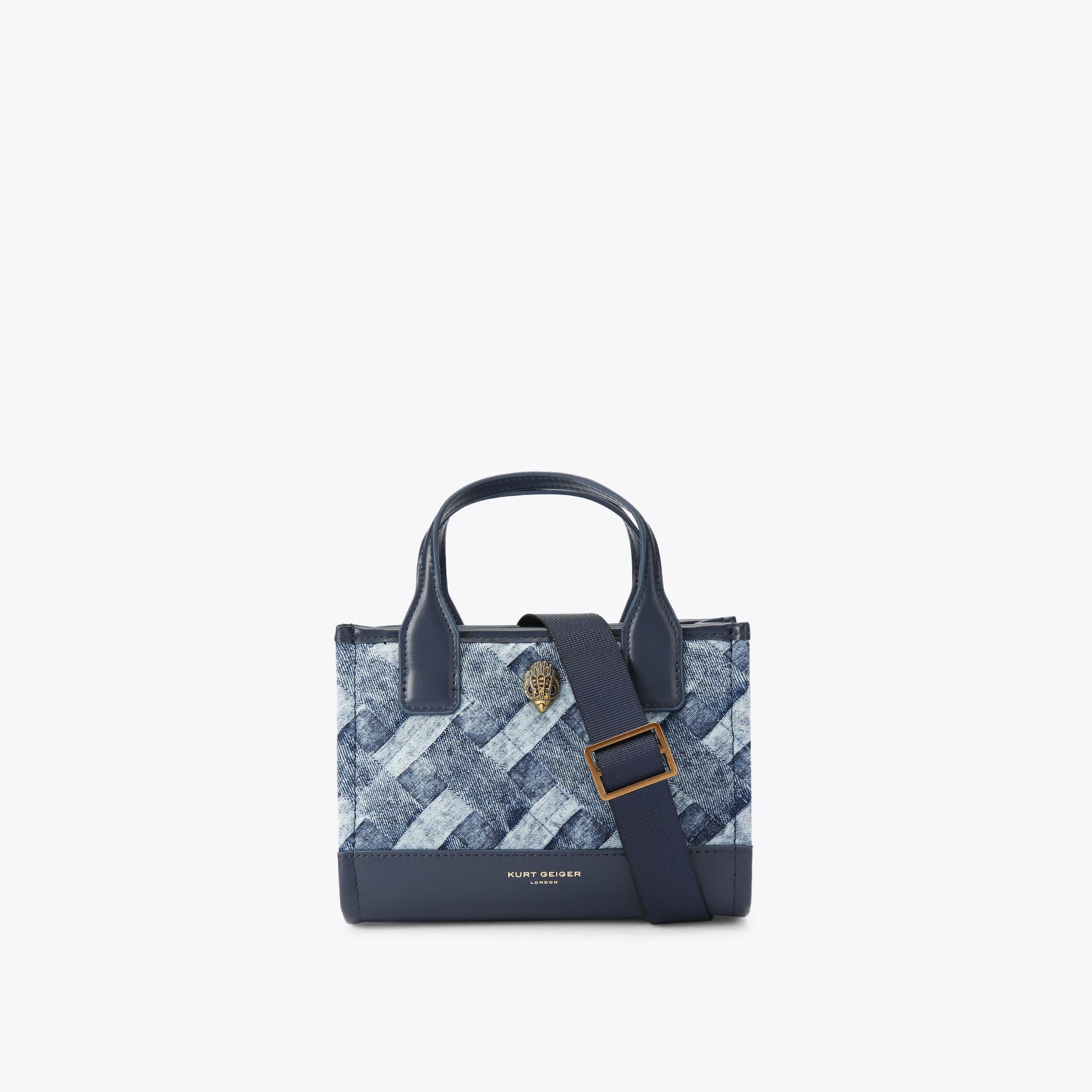 Micro Kensington Tote Bag - blue