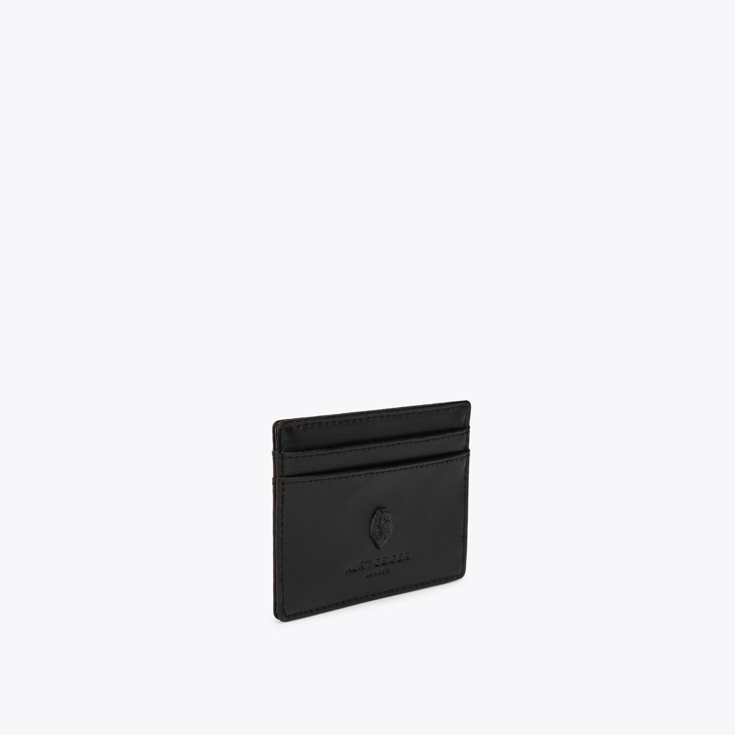SHOREDITCH CARD HOLDER DR Black Leather Card Holder by KURT GEIGER LONDON