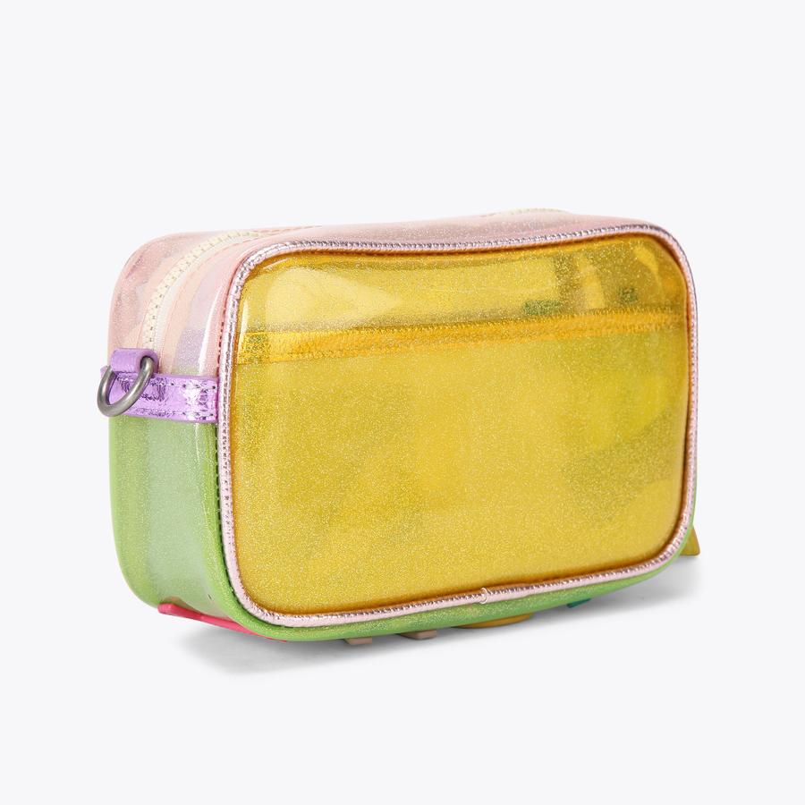 VINYL SOUTHBANK SM CAMERA Vinyl Glitter Southbank Bag by