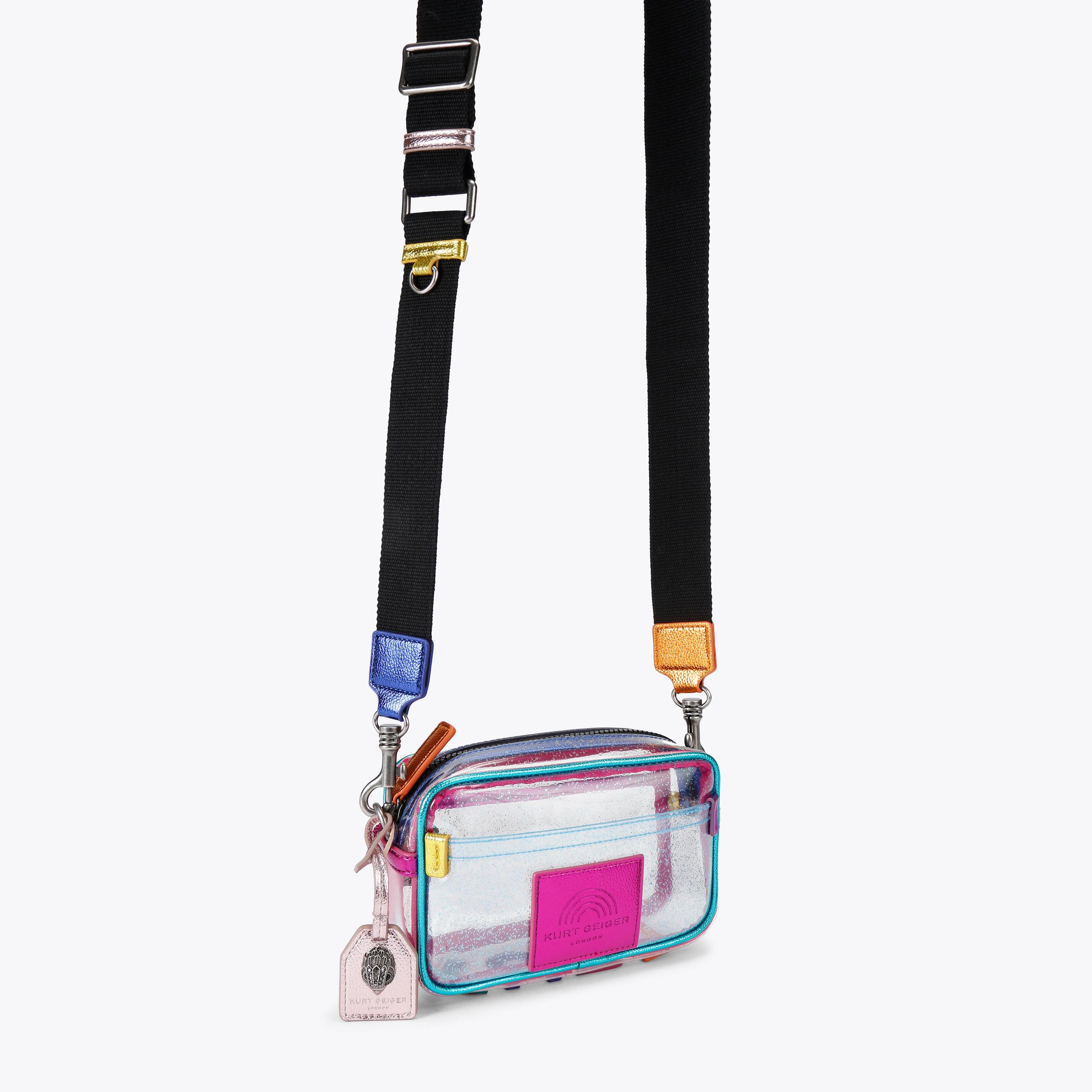 まとめ商品LOUIS SMITH nirvana VINYL SOUTHBANK SM CAMERA Vinyl Cross Body Bag by KURT