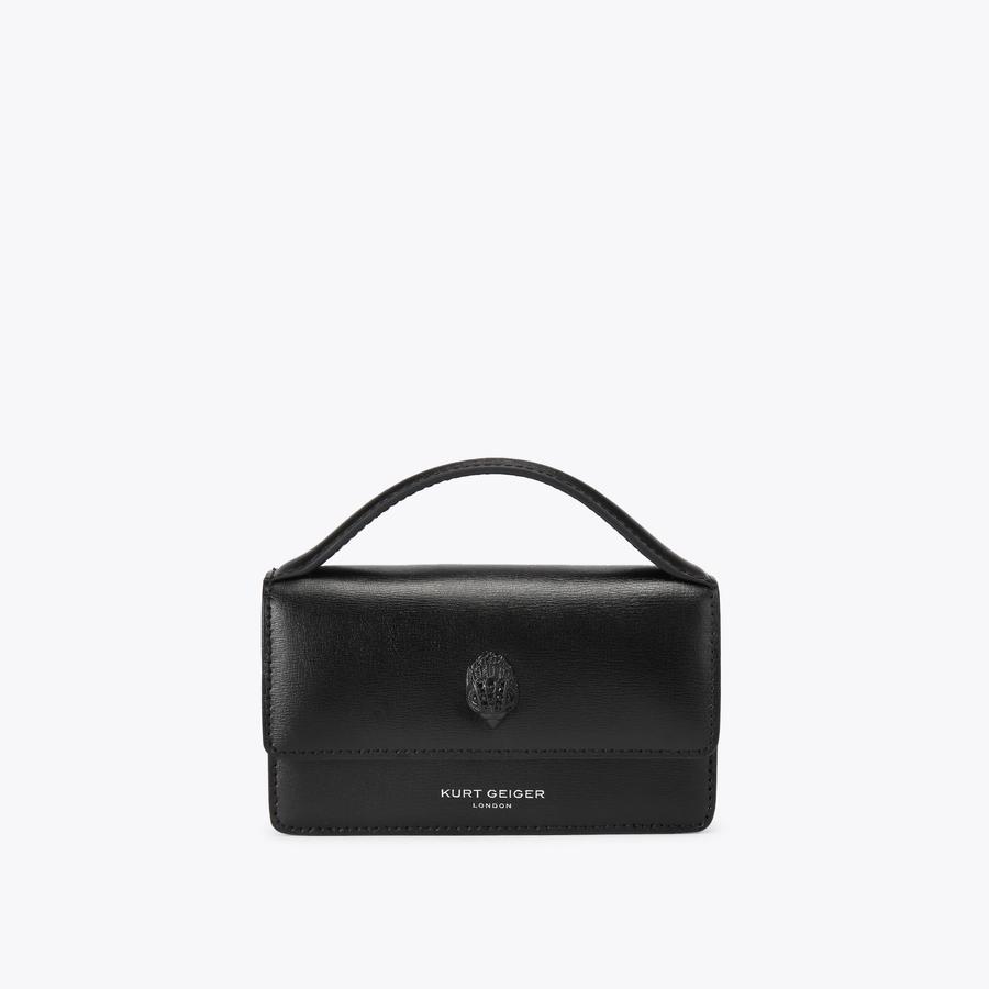 XS BOND TOP HANDLE BAG DR Black Drench Top Handle Bag by KURT