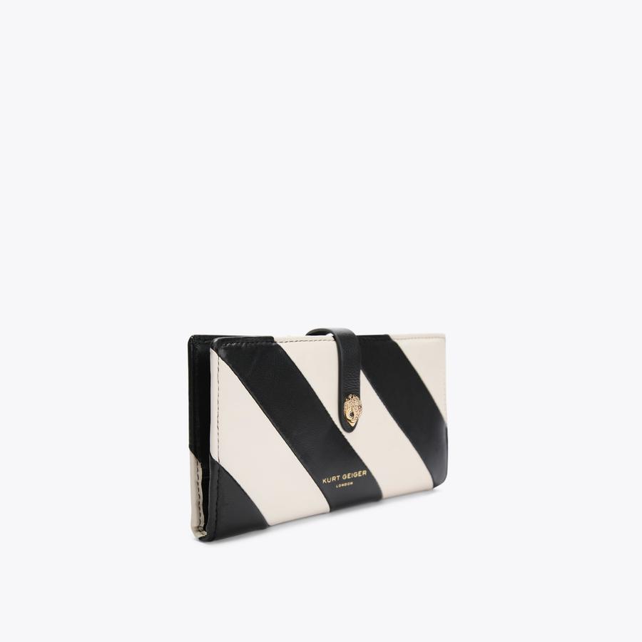 SFT WALLET KENSINGTON L E Soft Striped Leather Wallet by
