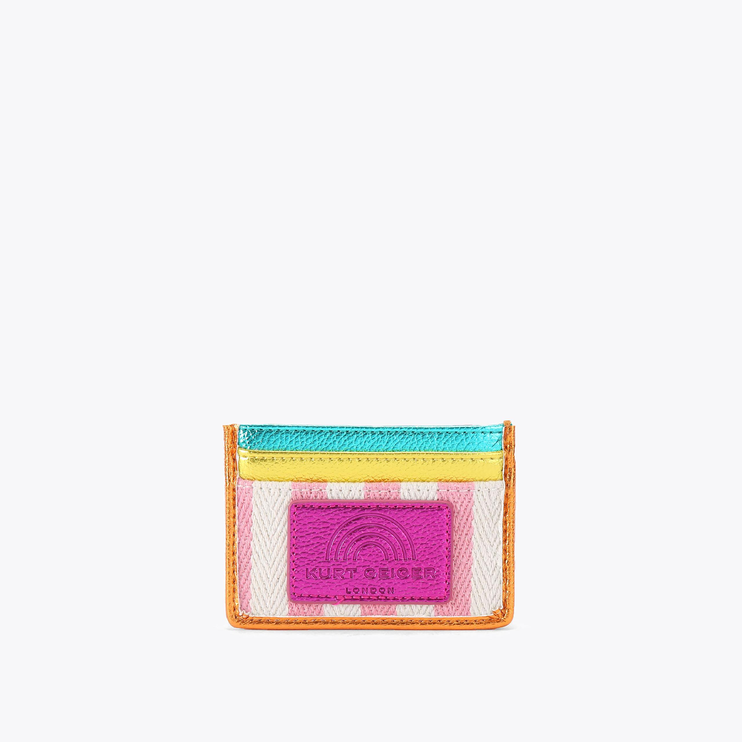 carvela by kurt geiger SOUTHBANK CARD HOLDER Pink White Card Holder by KURT GEIGER LONDON