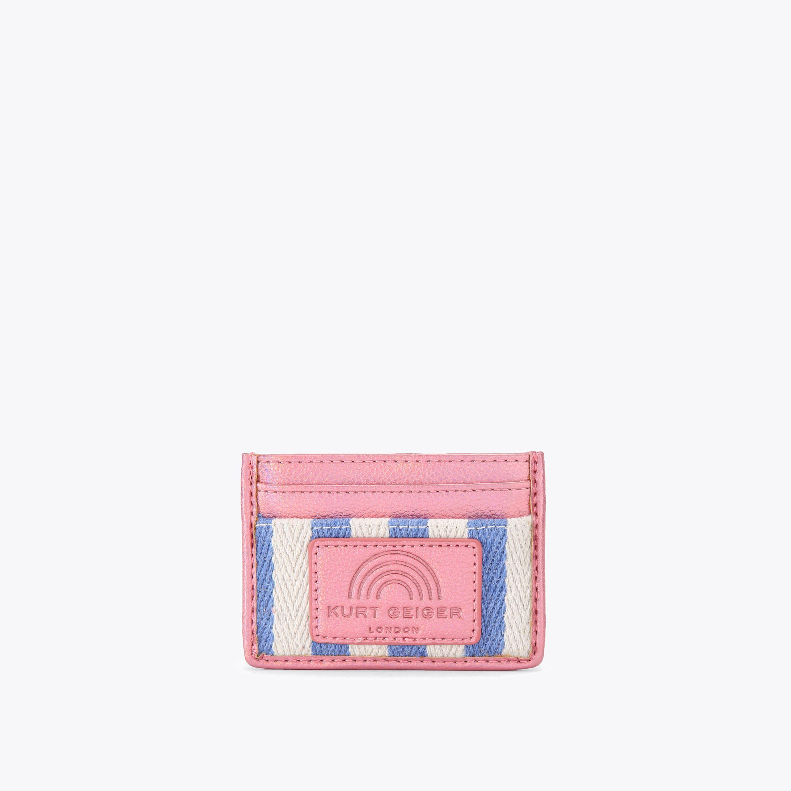 carvela by kurt geiger SOUTHBANK CARD HOLDER Blue Striped Card Holder by KURT GEIGER LONDON