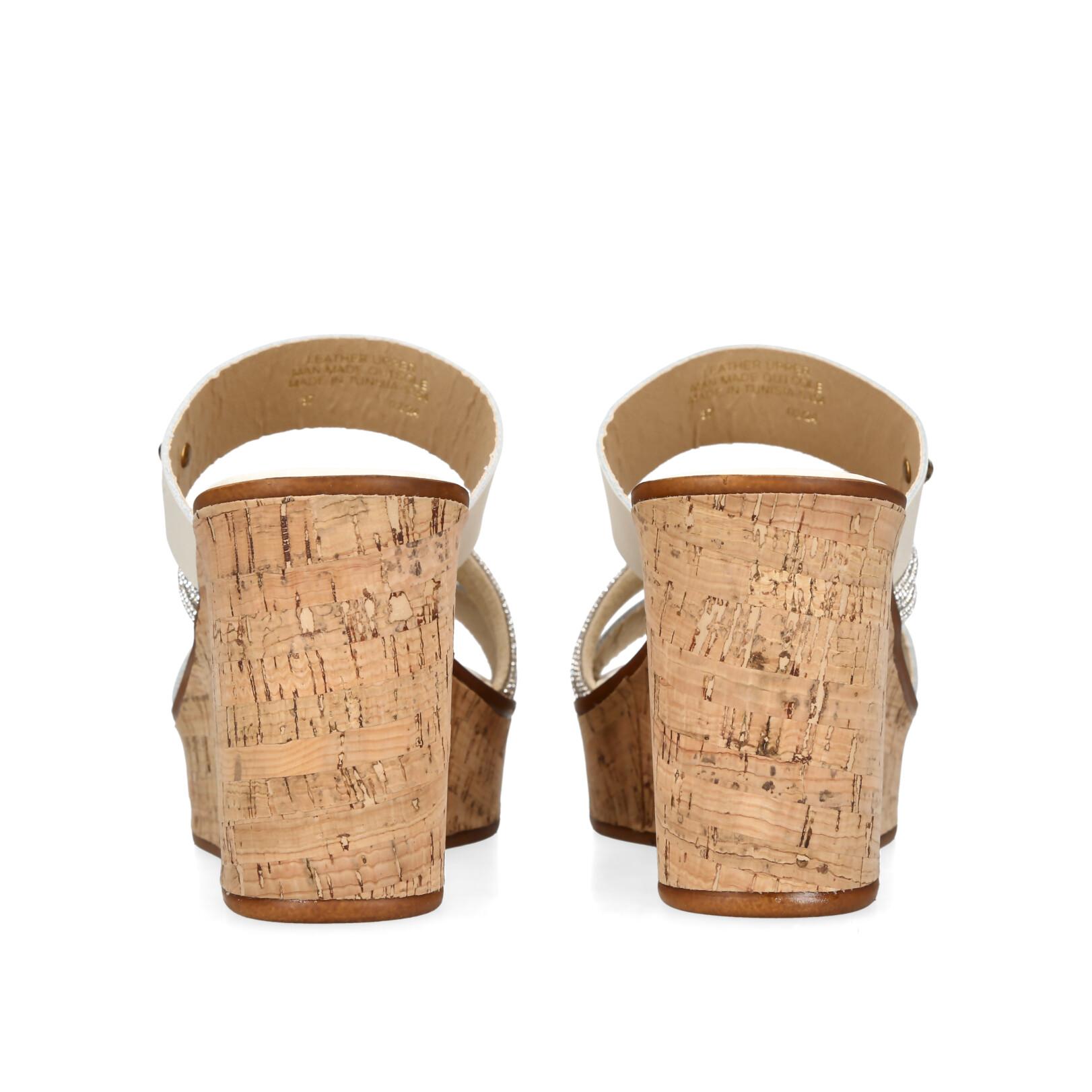 KGL STRAND WEDGE White Wedges by Kurt Geiger London