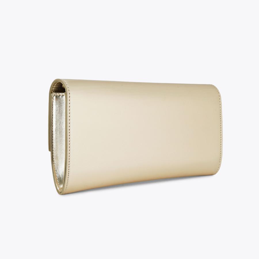 Carvela gold clutch bag hot sale