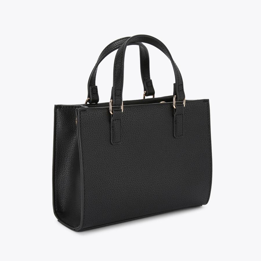 Carvela black mini tote bag shop