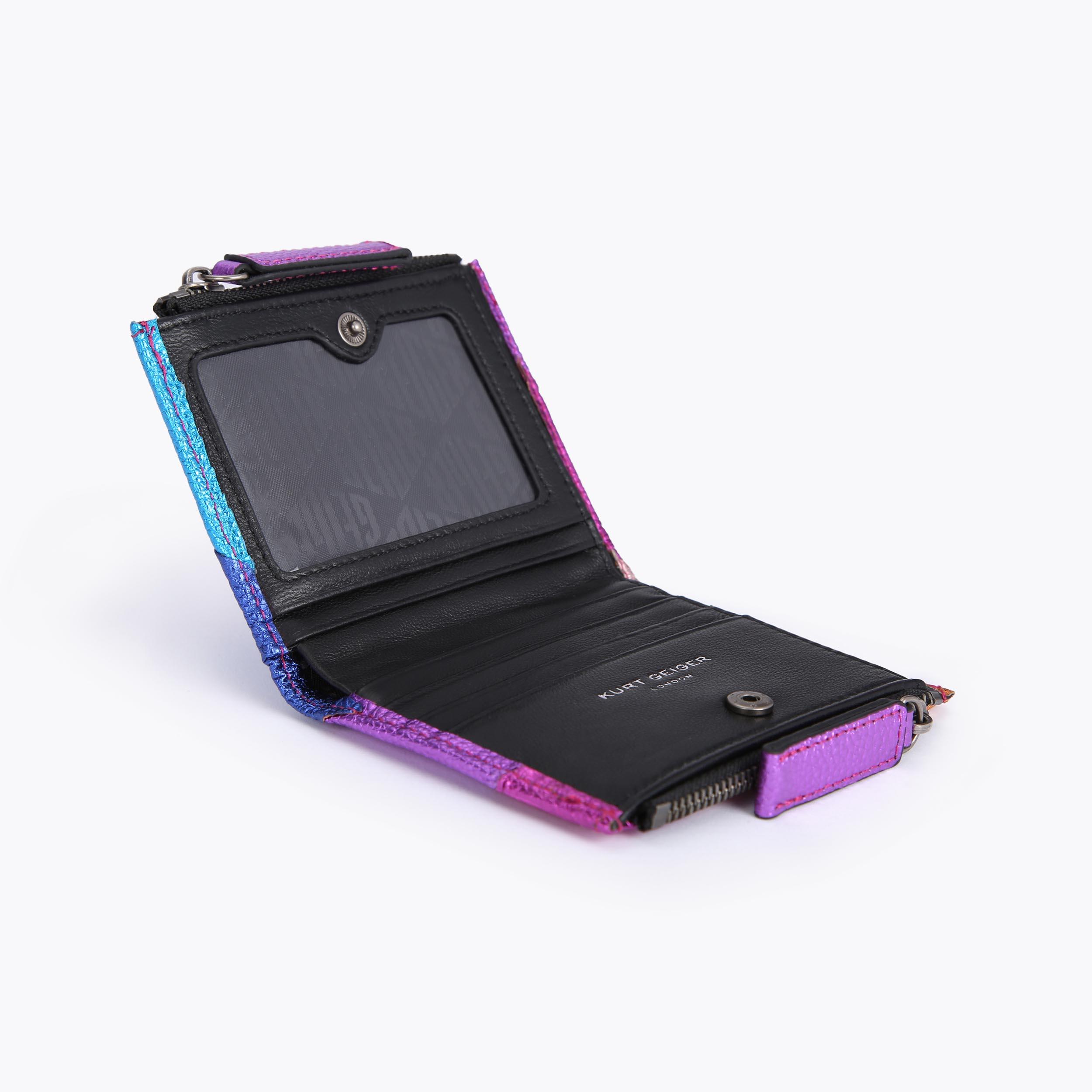 MINI PURSE Rainbow Leather Mini Purse by KURT GEIGER LONDON