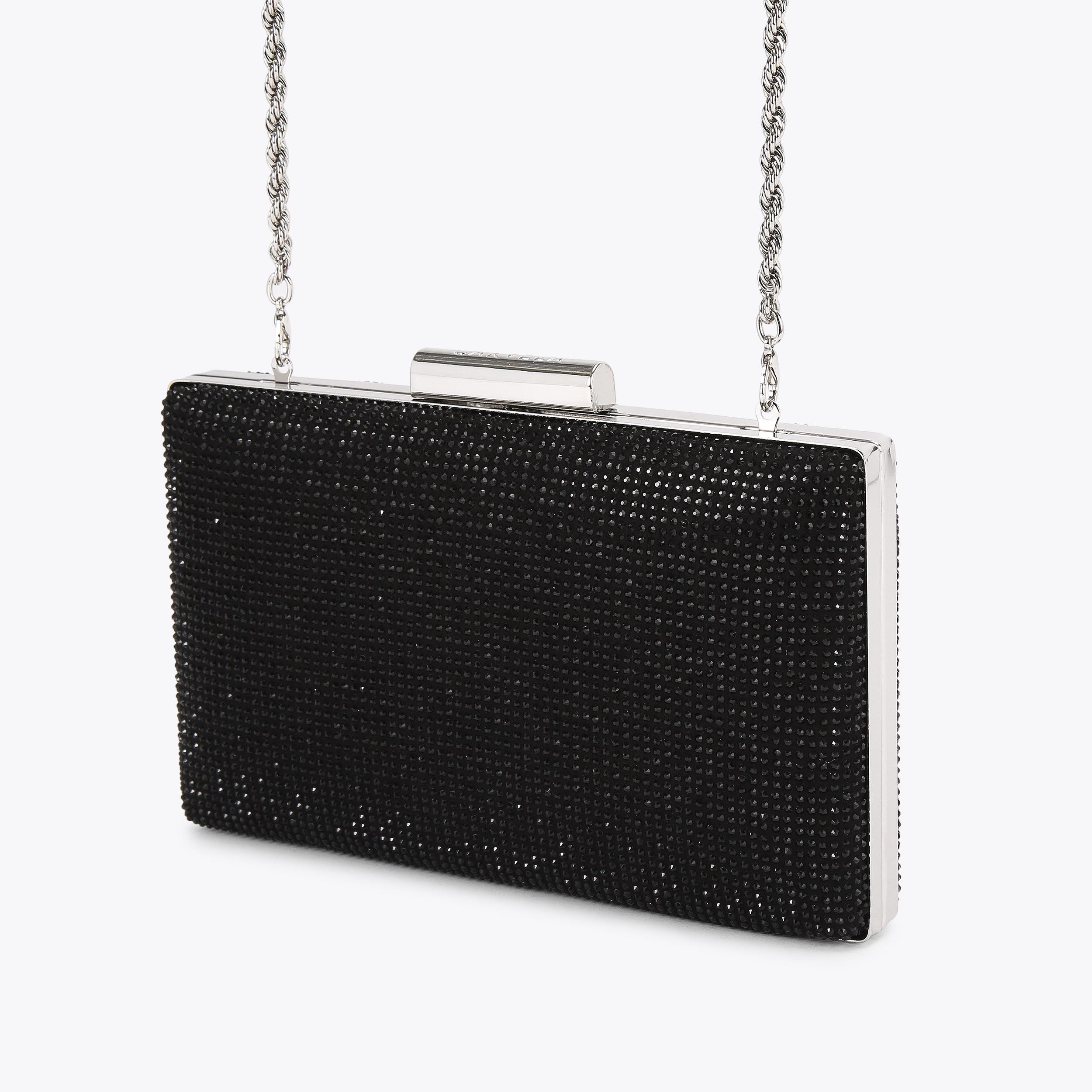 Monochrome store clutch bag